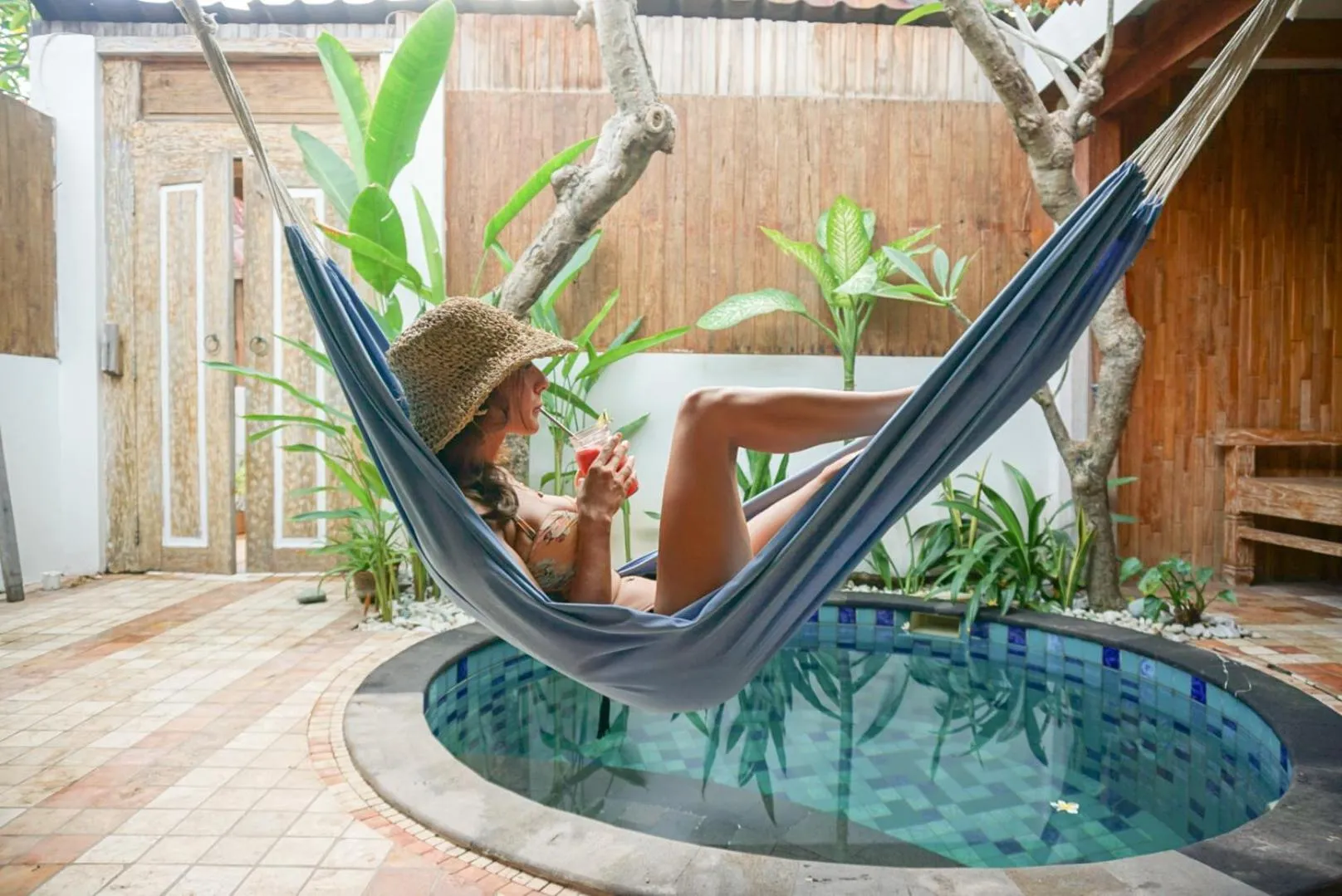 Patio in Jawa House Private Villas
