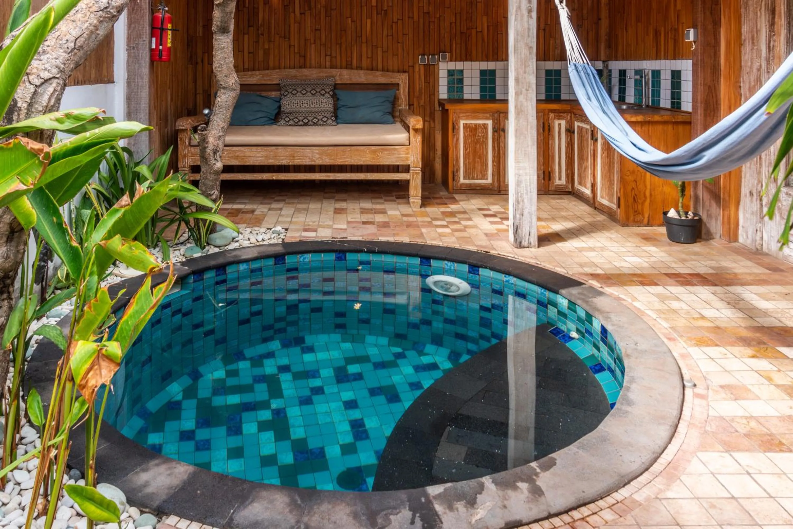 Patio in Jawa House Private Villas