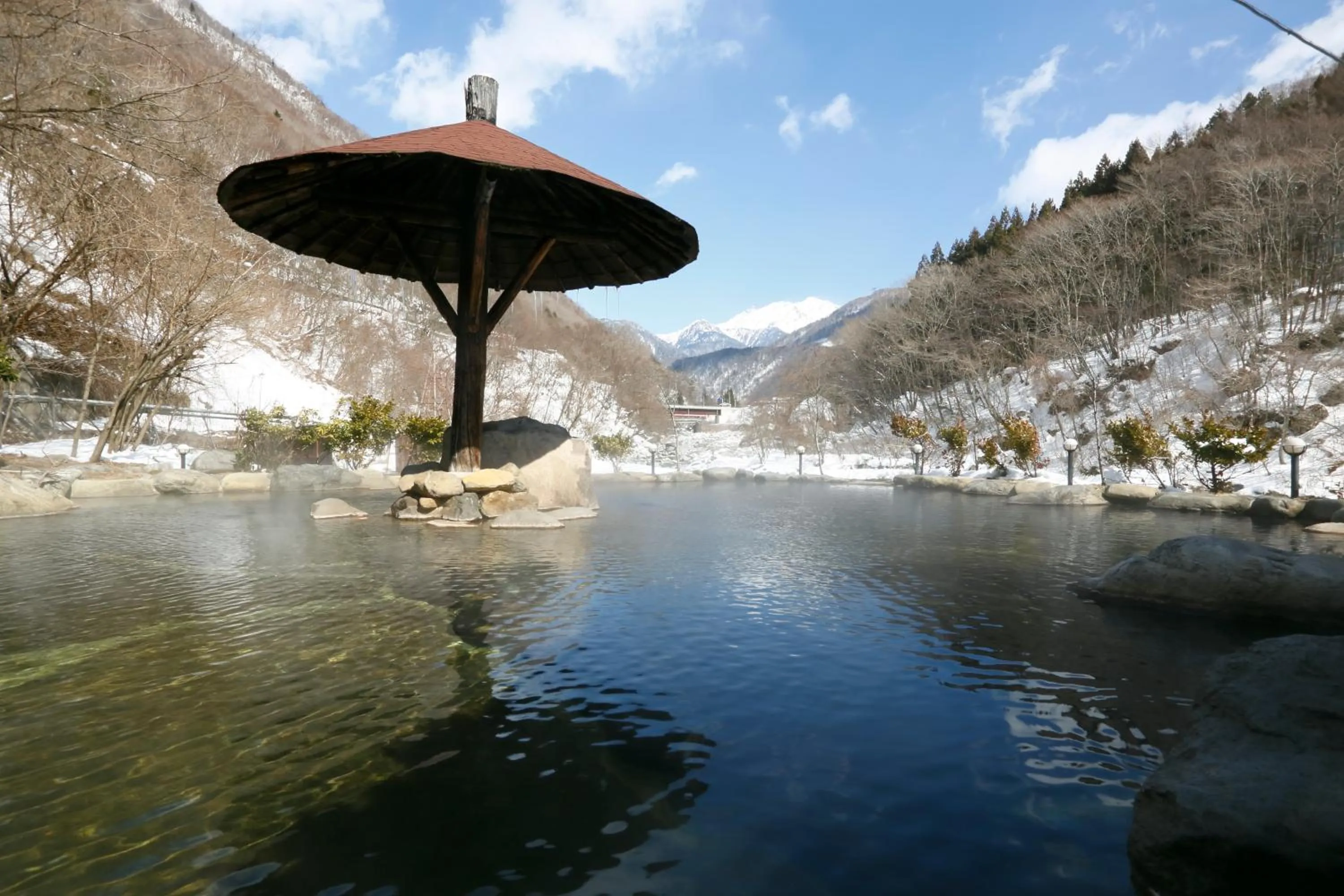 Hot Spring Bath in Hodakaso Yamano Hotel