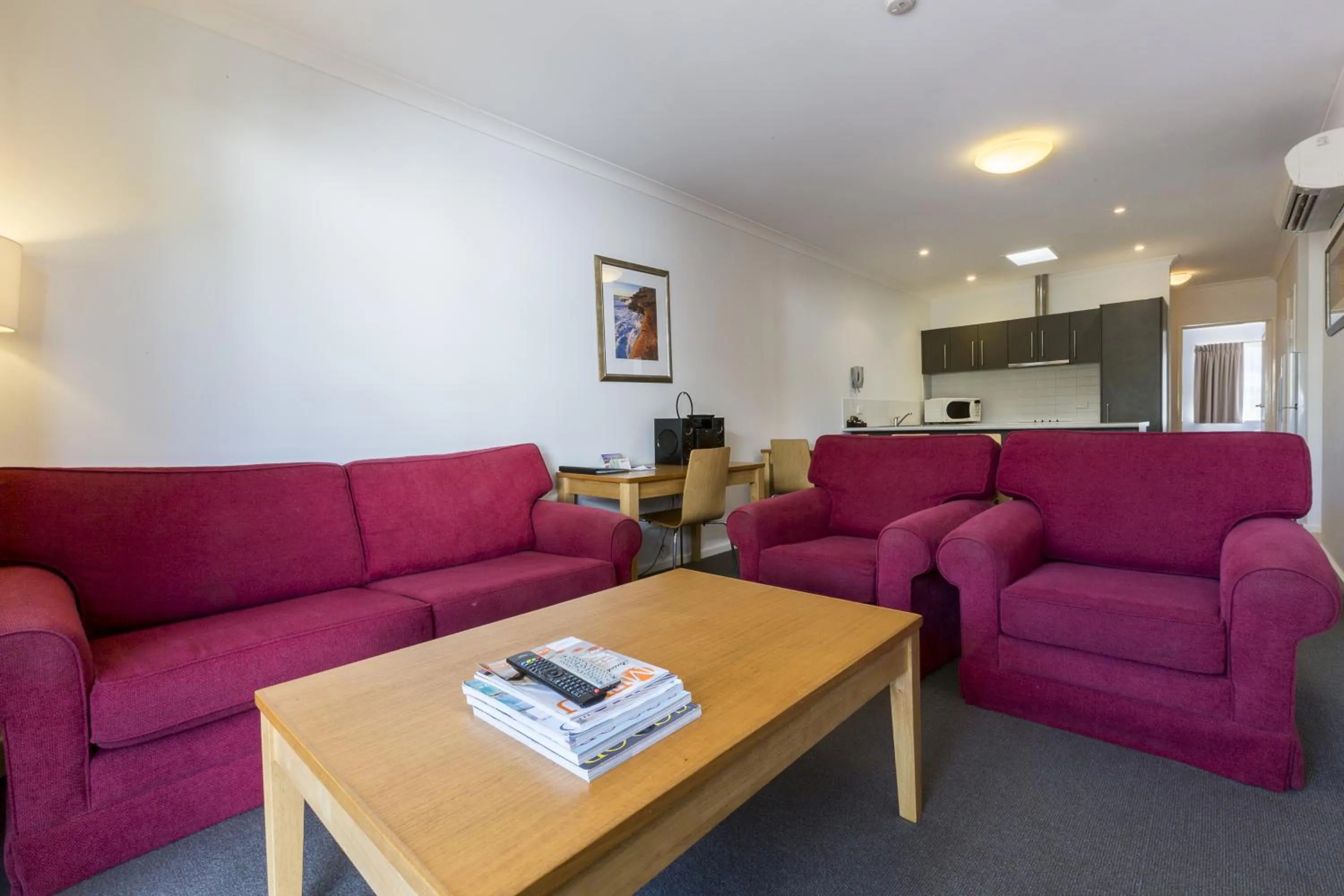 Living room in Leeuwin Apartments