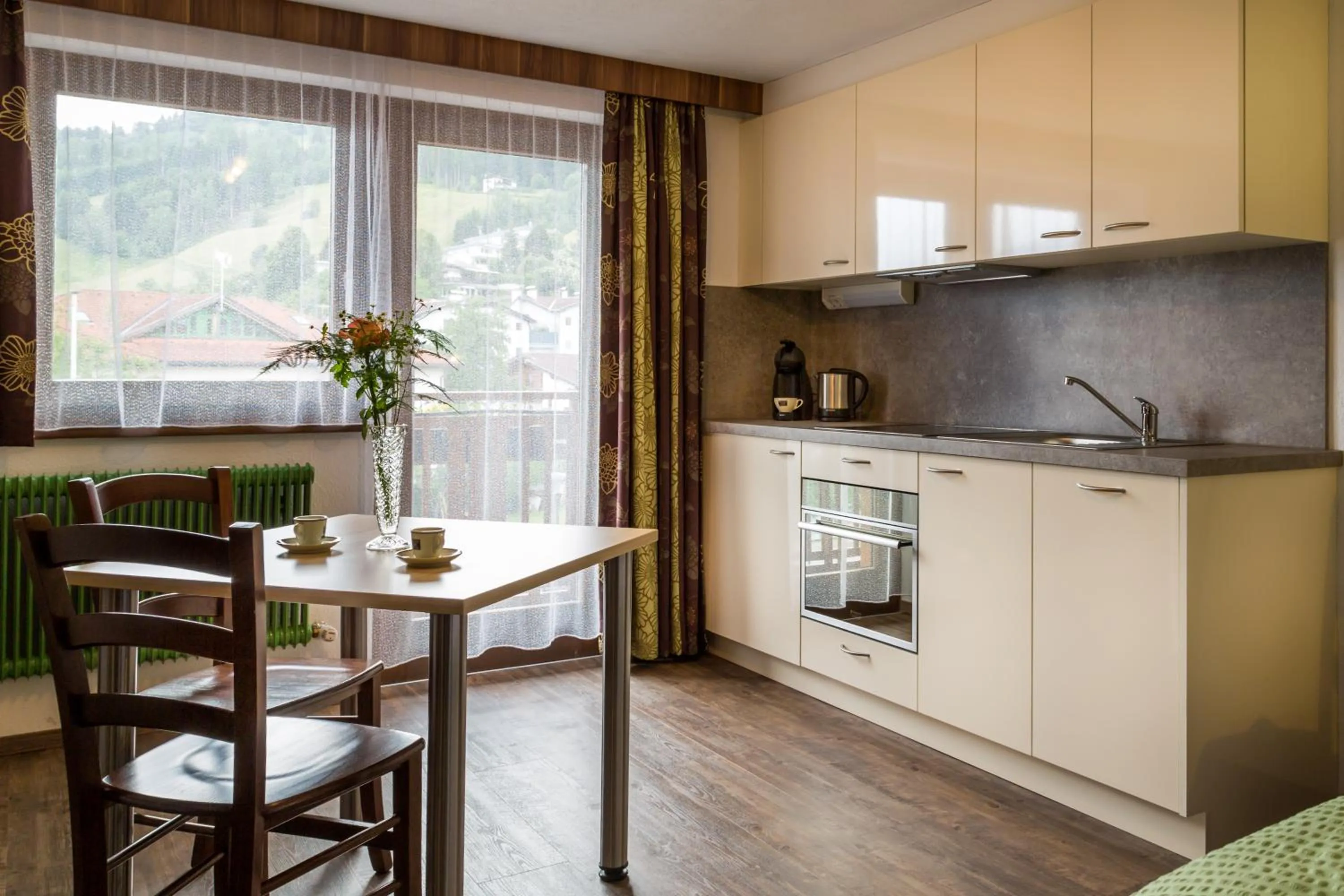 Kitchen or kitchenette in Appartements Glungezer