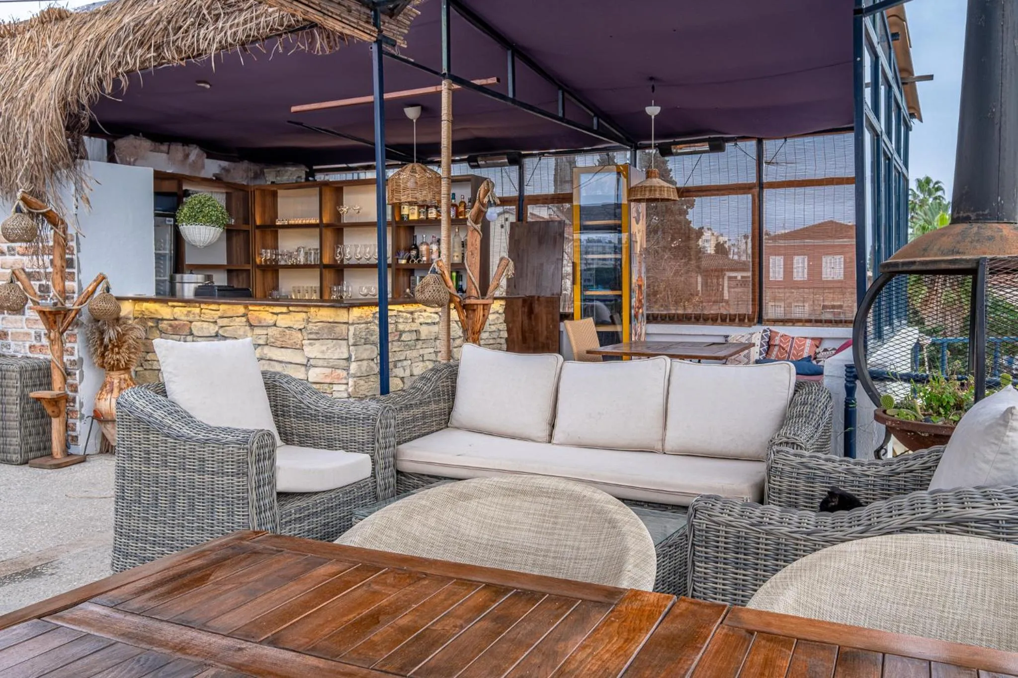 Seating area in Villa Tulipan