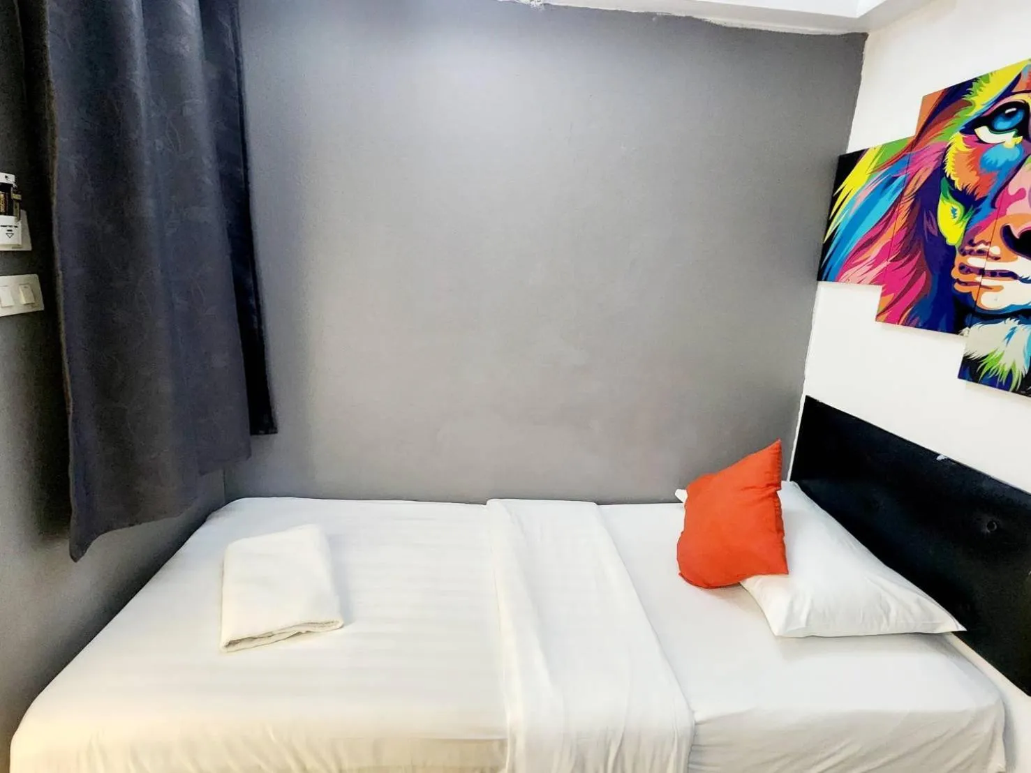 Bed in Khaosan Art Hotel
