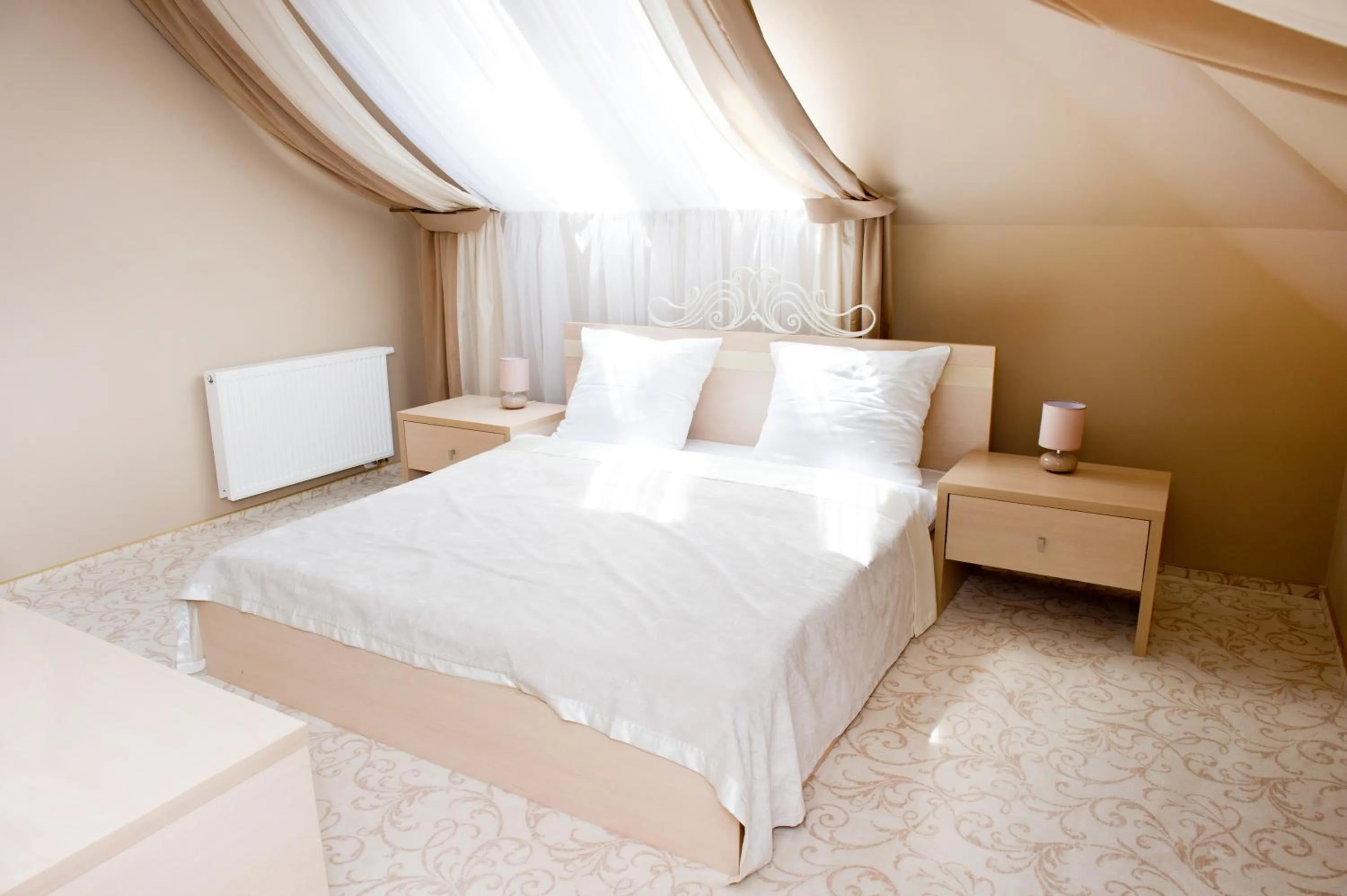 Bed in Hotel Hibiskus