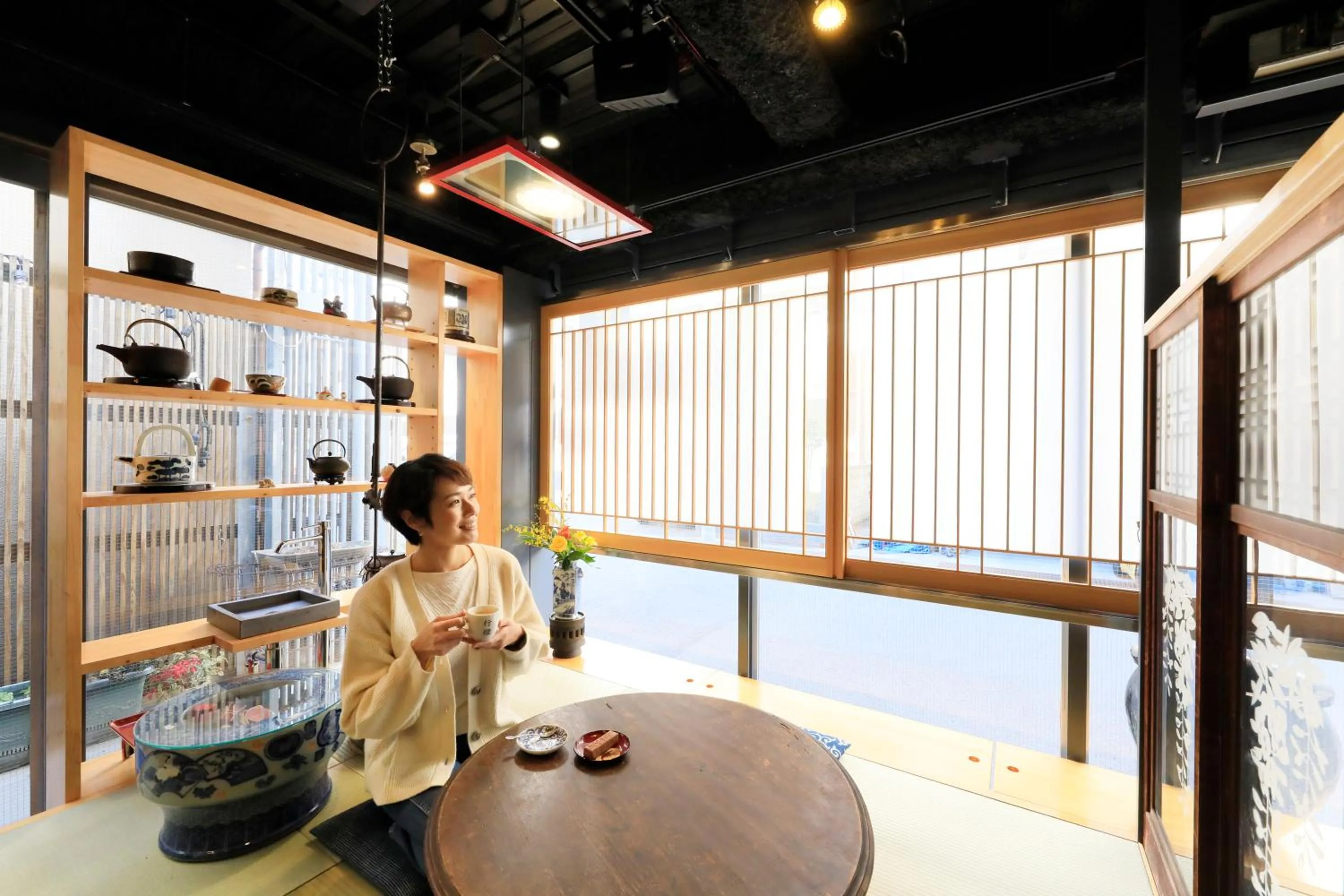 Lounge or bar in Andon Ryokan