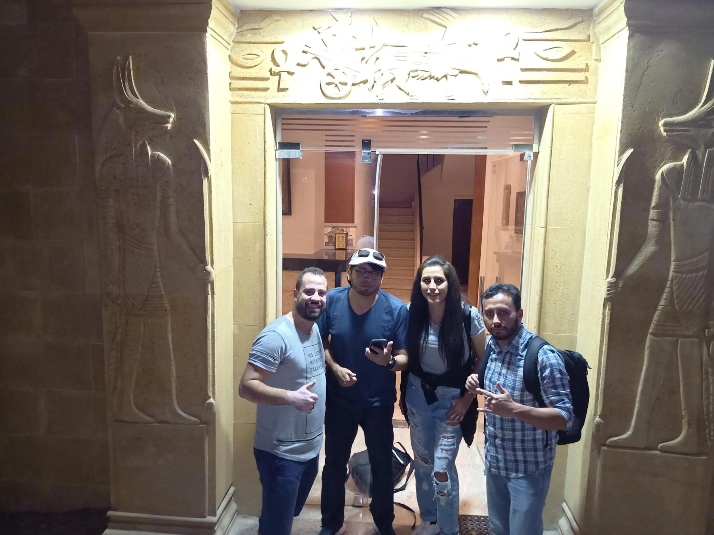 Facade/entrance in Happy days Pyramids Inn