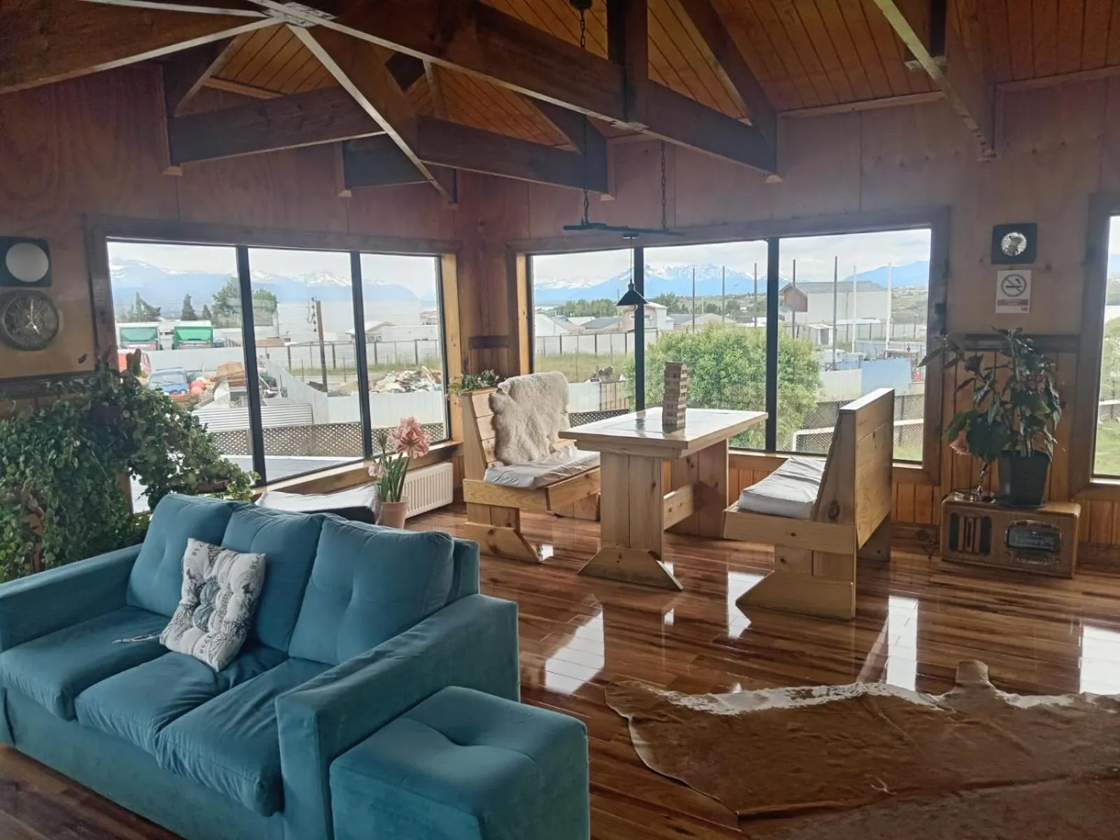 Living room in Hostal Doble E Patagonia