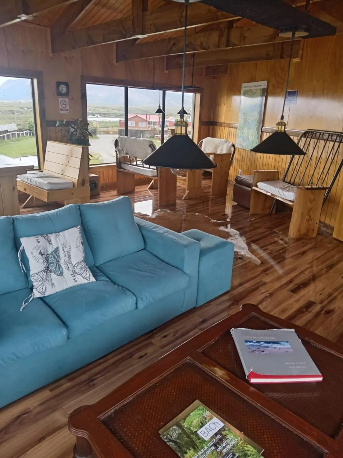 Seating area in Hostal Doble E Patagonia