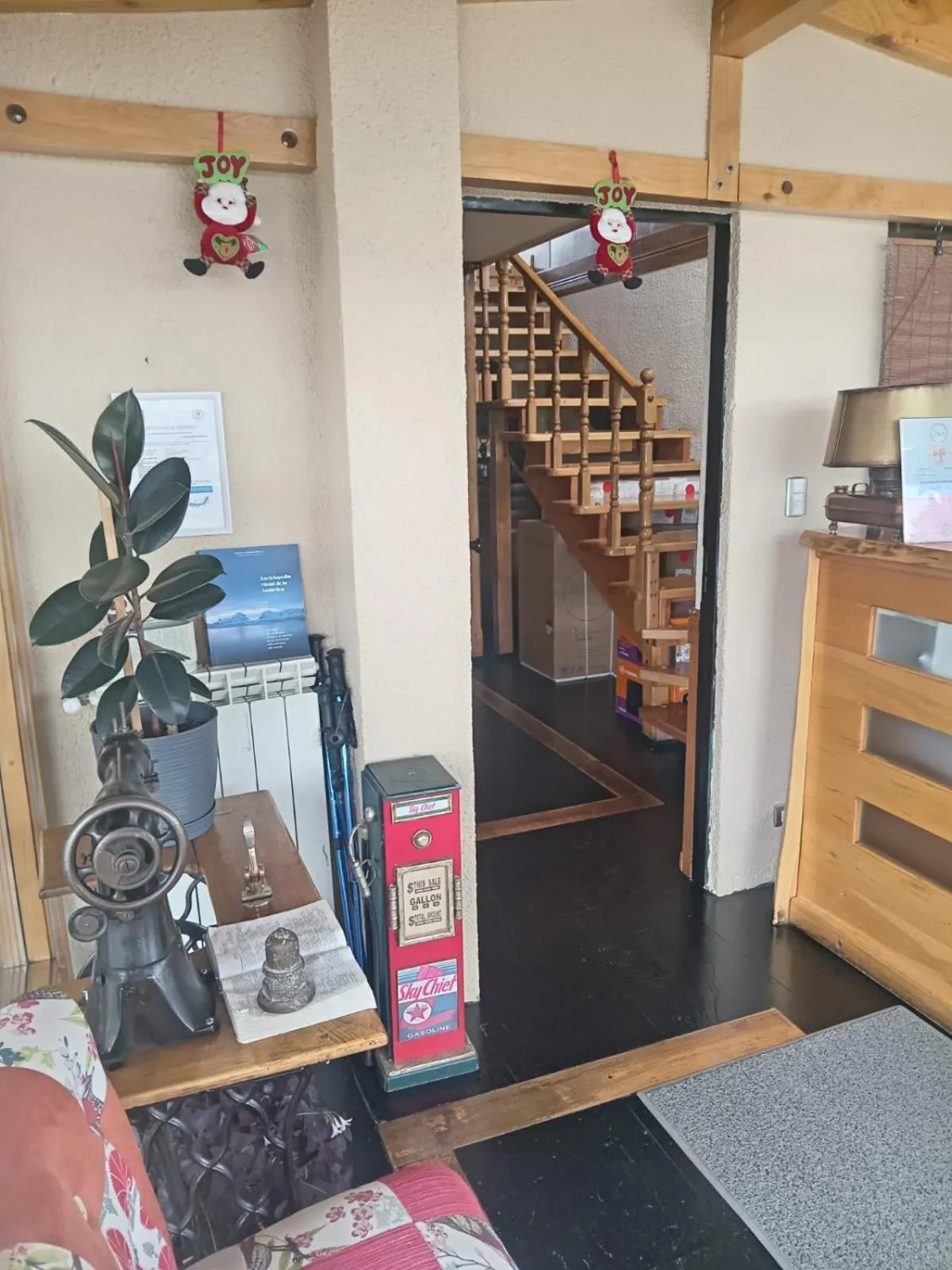 Lobby or reception, Bed in Hostal Doble E Patagonia