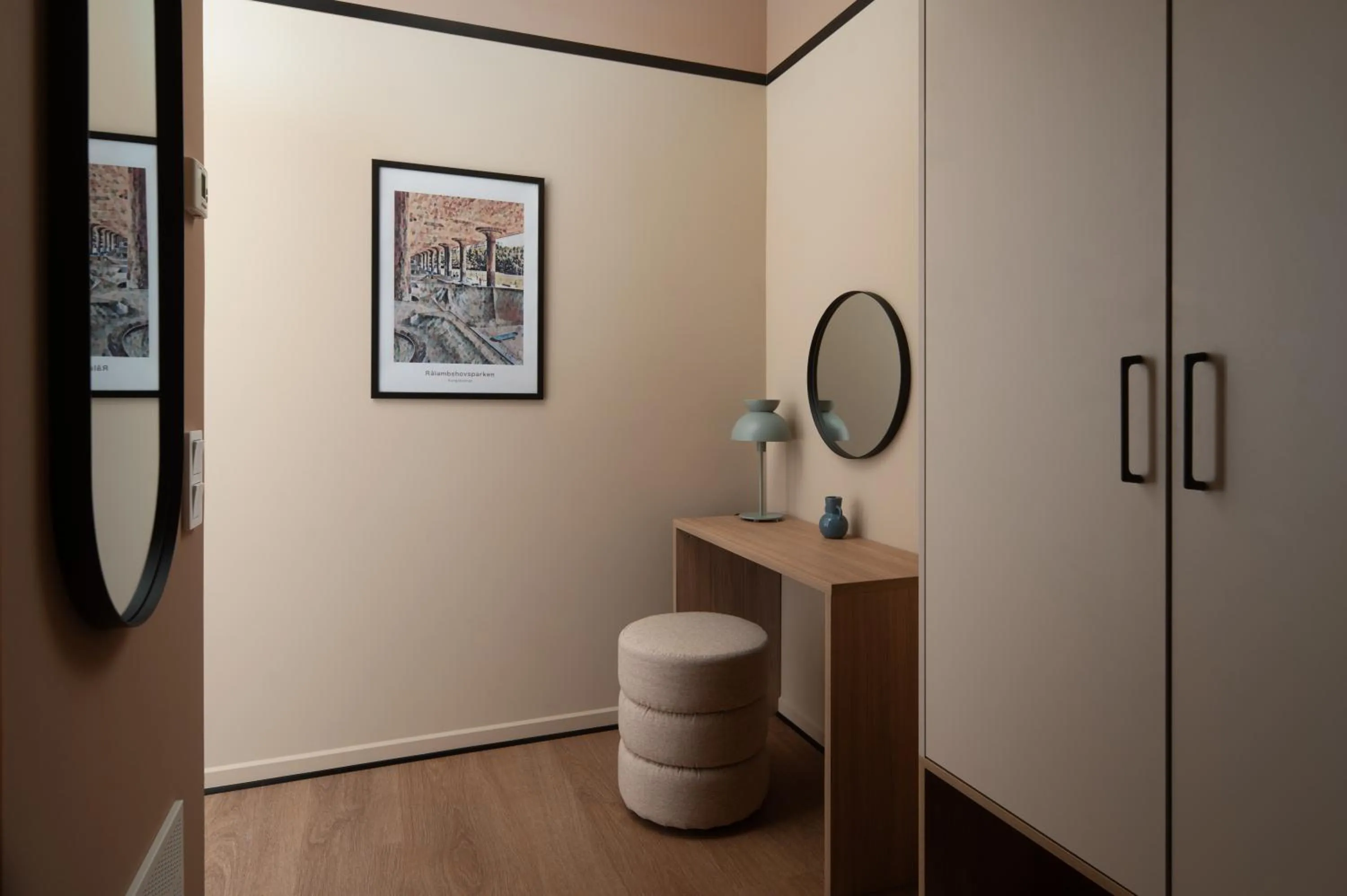 Living room in VANDER Kungsholmen, Stockholm