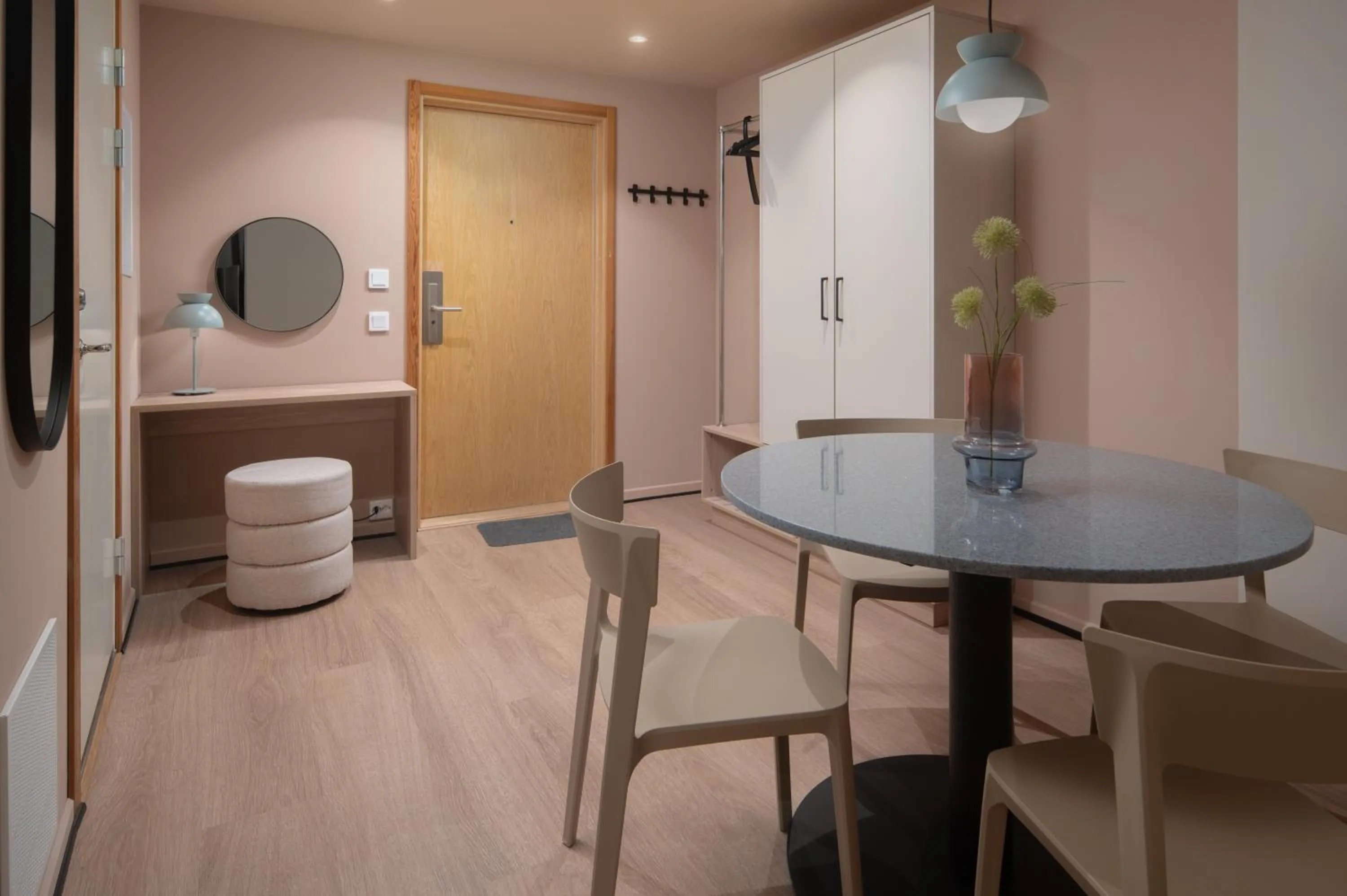 Living room in VANDER Kungsholmen, Stockholm