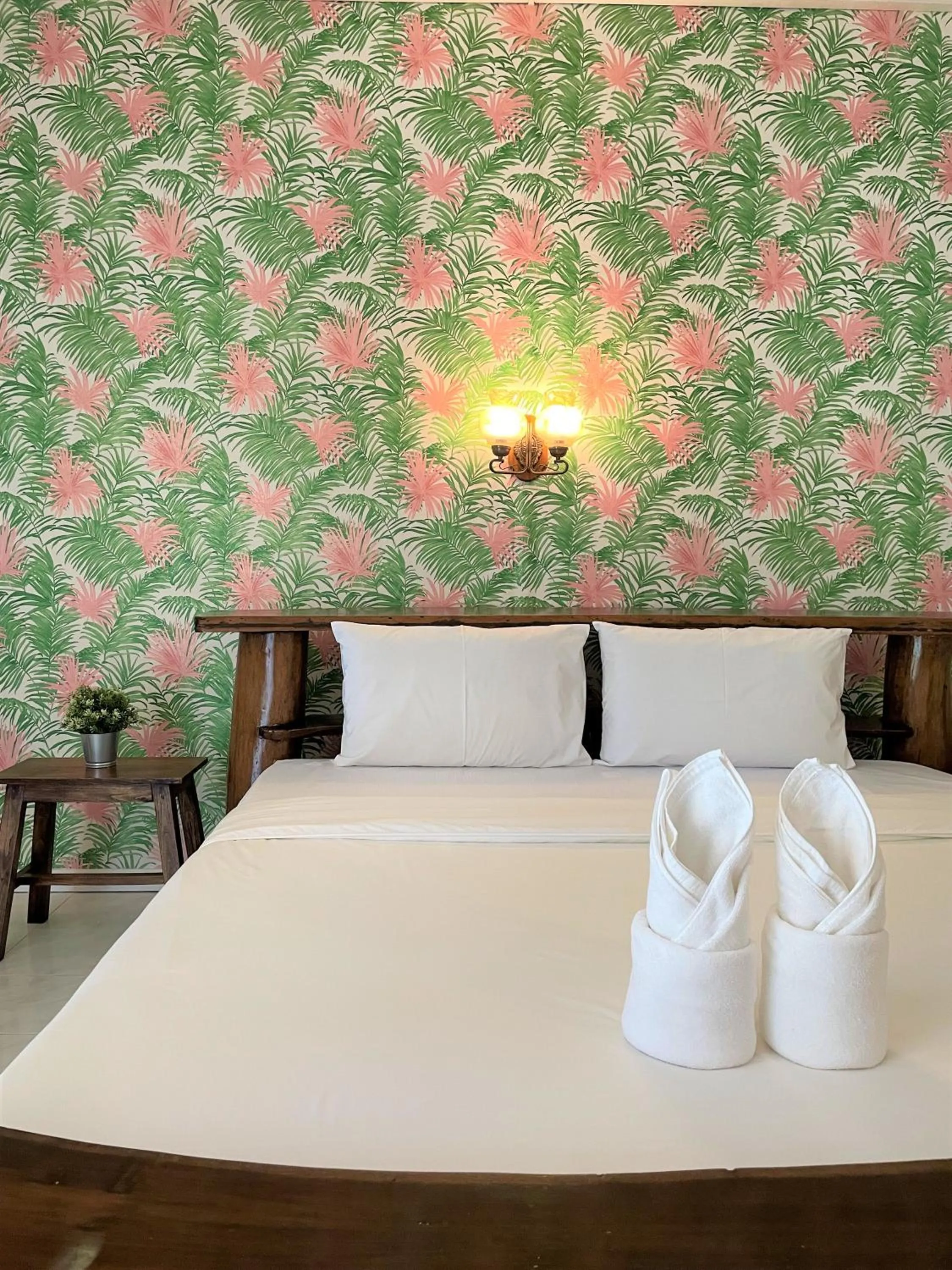 Bed in Pakmeng Resort