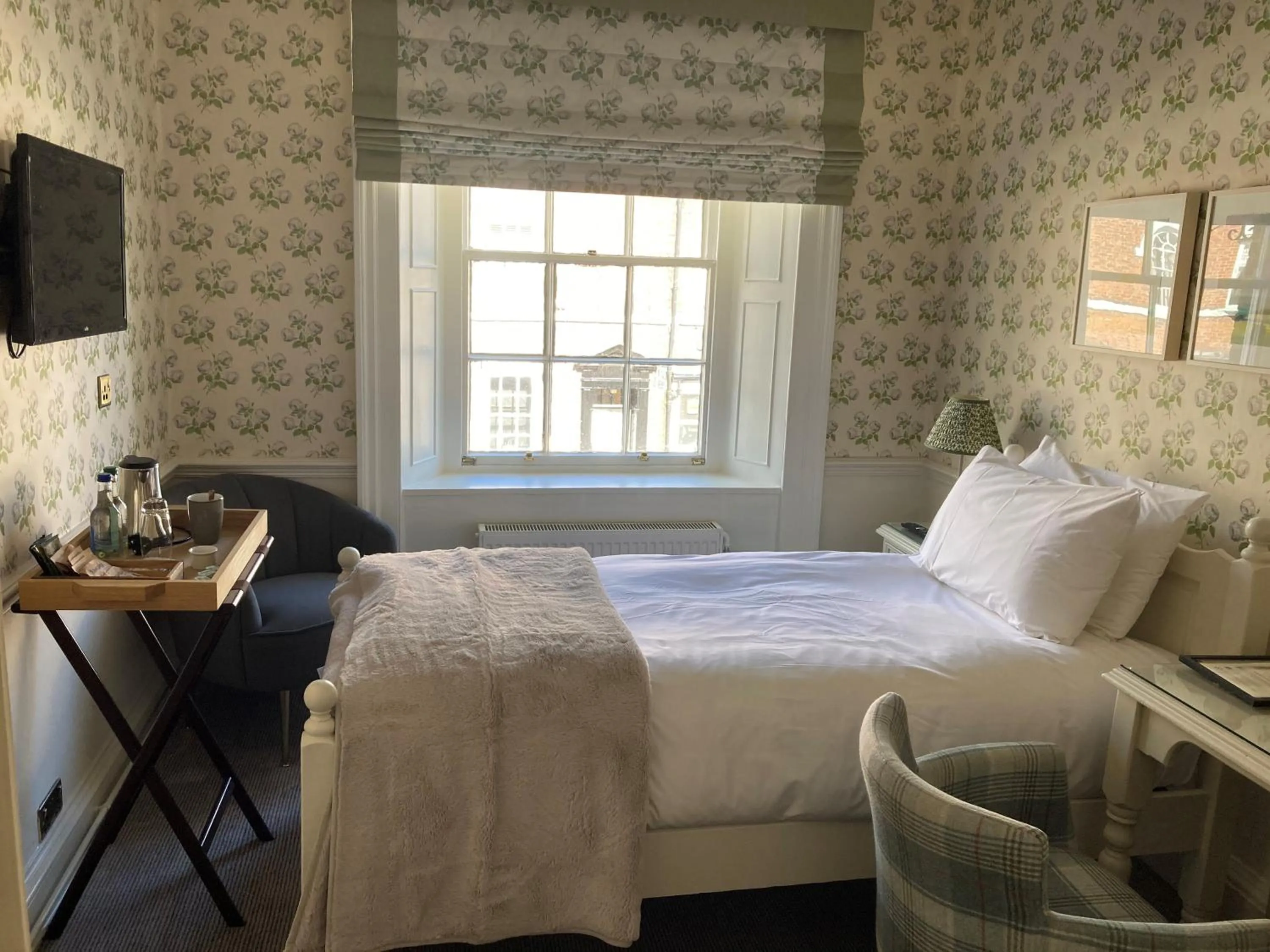 Bed in The Swan at Tarporley