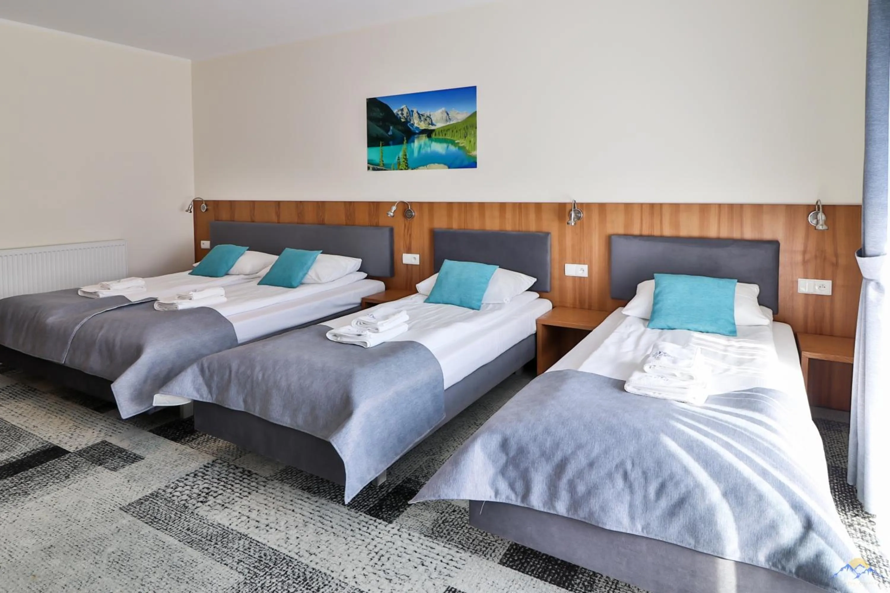 Bedroom, Bed in Hotel Bystra