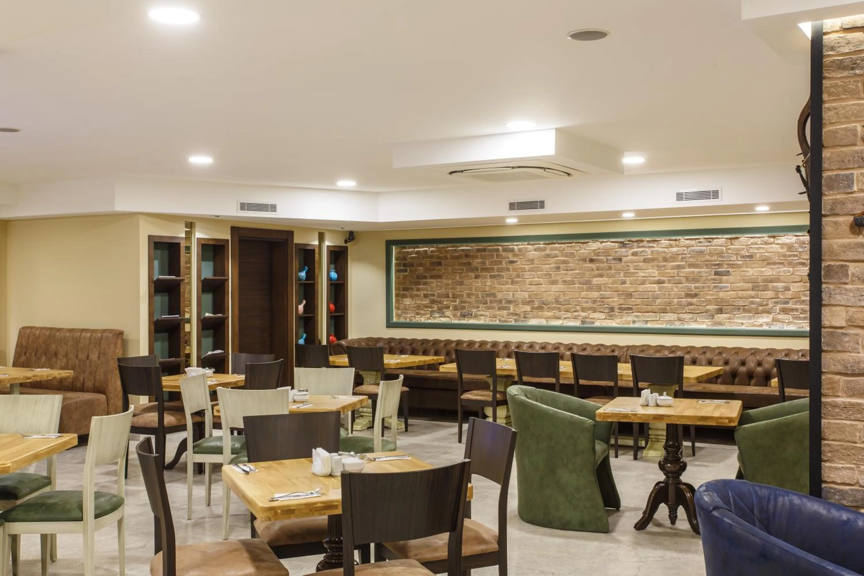 Dining area in Antroyal Hotel