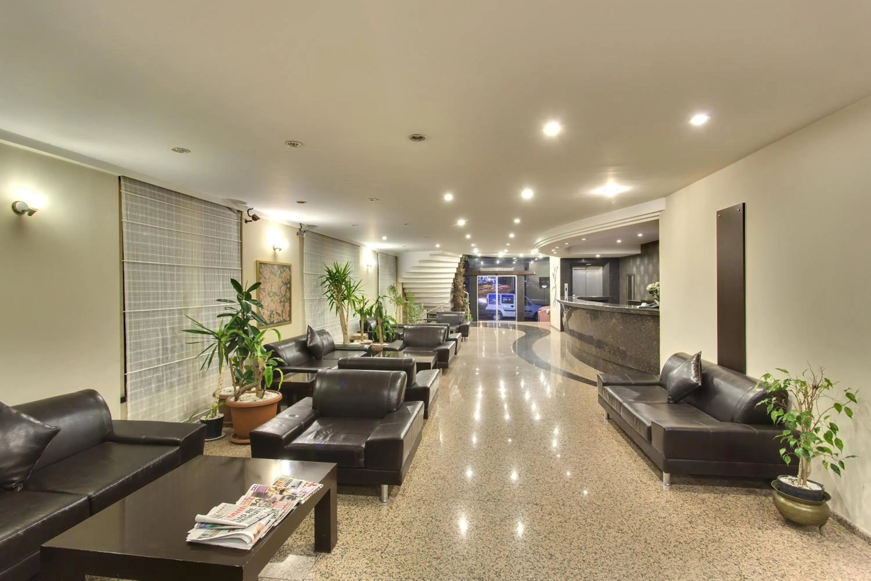 Lobby or reception in Antroyal Hotel