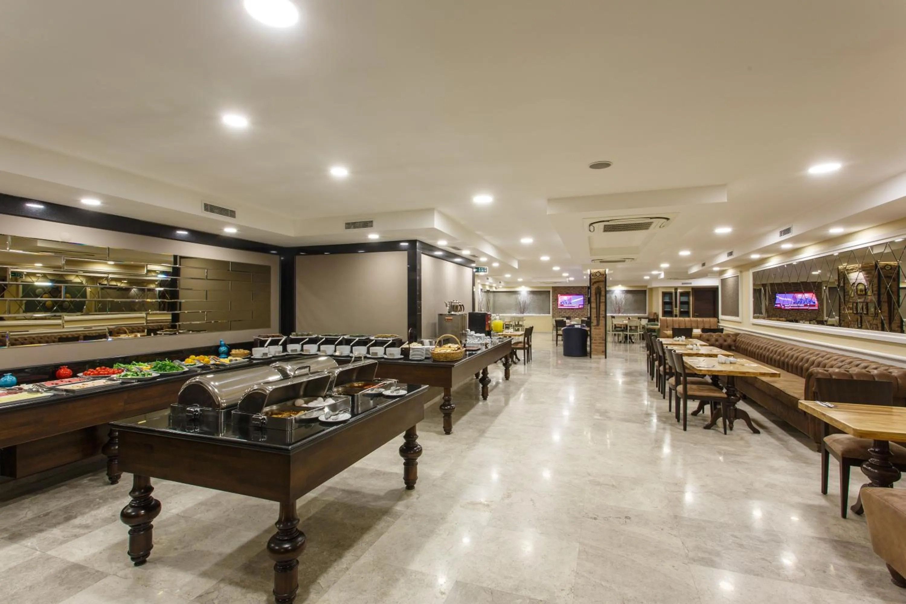 Dining area in Antroyal Hotel