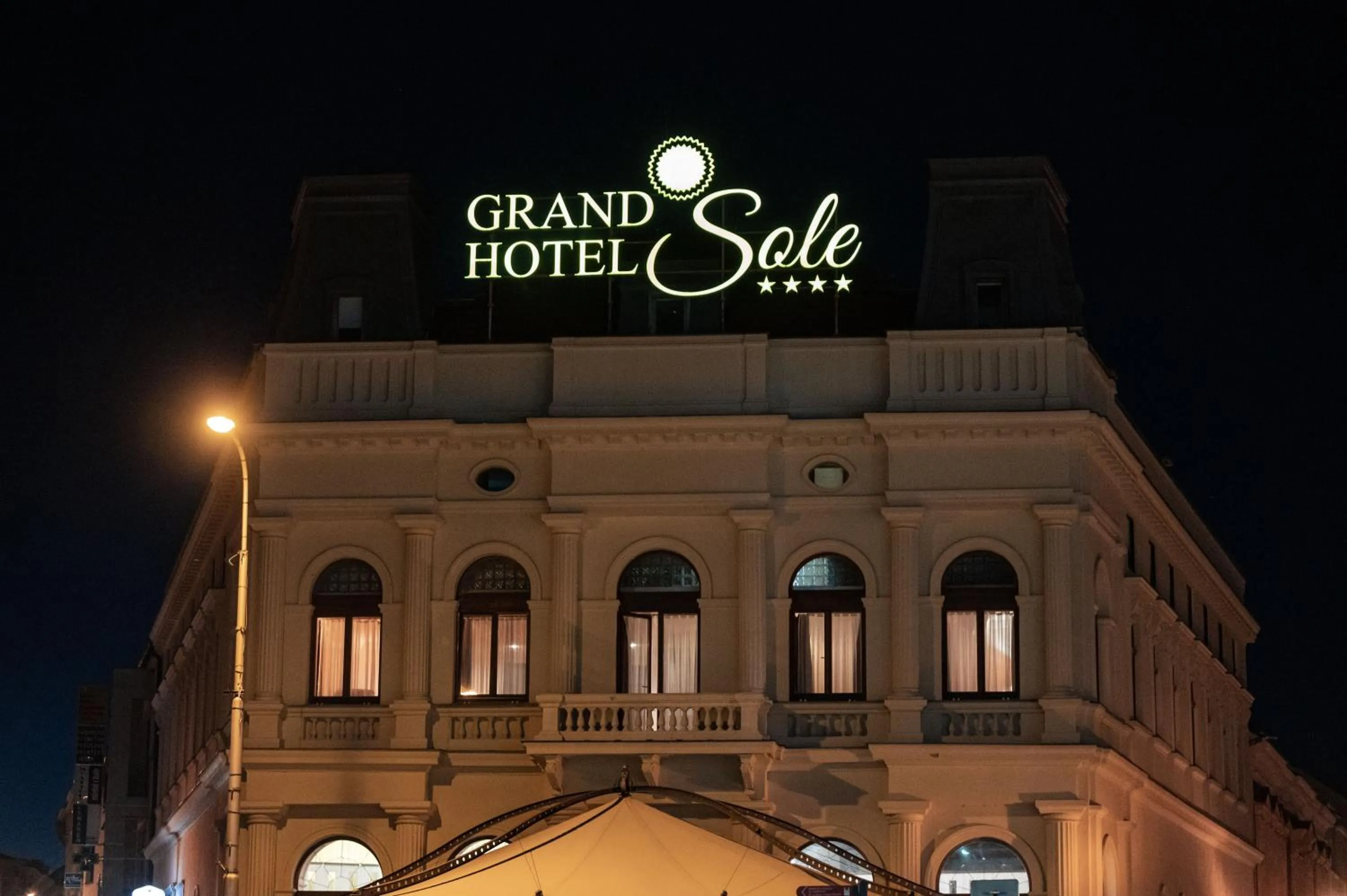Property building in Grand Hotel Sole