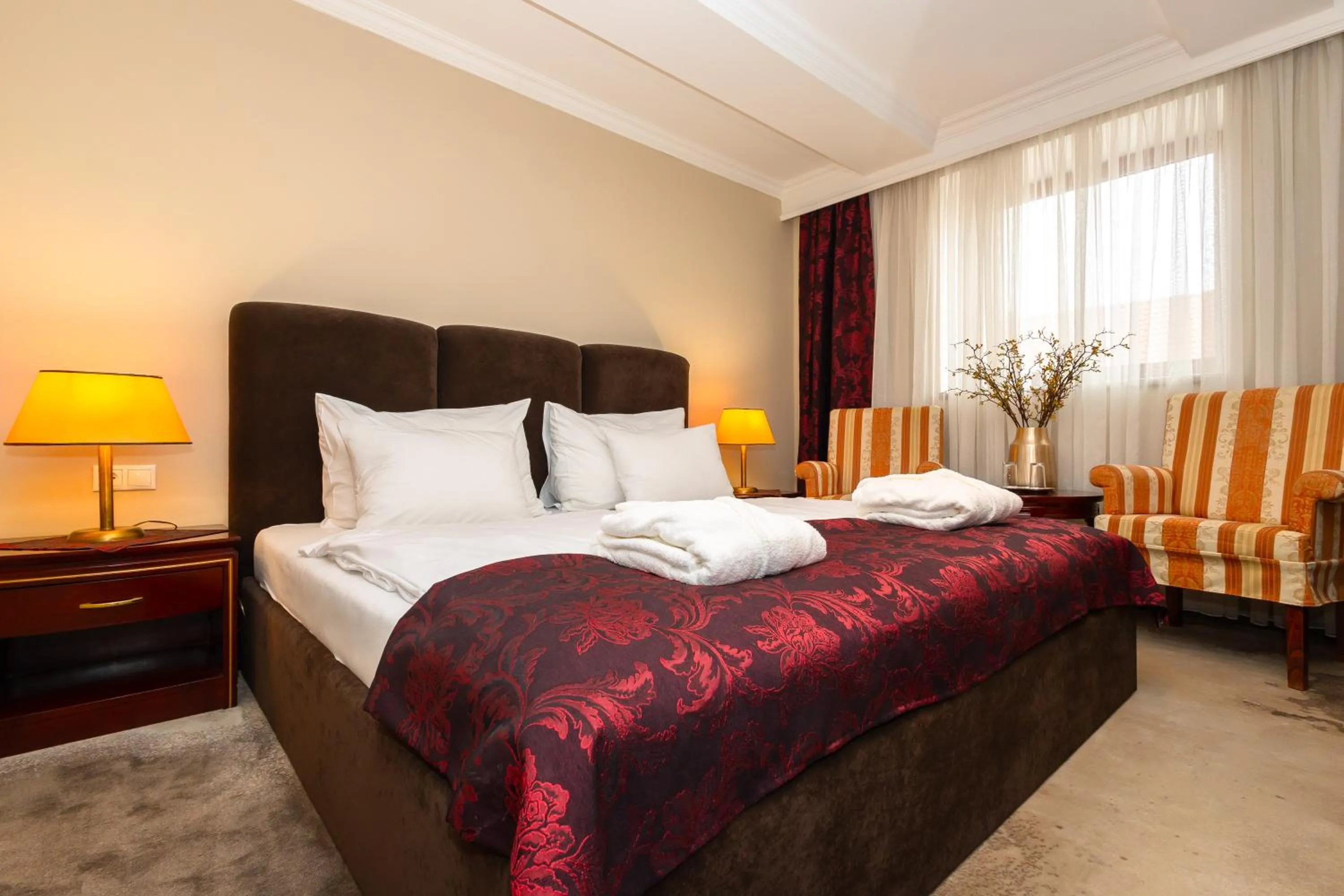 Bed in Grand Hotel Sole