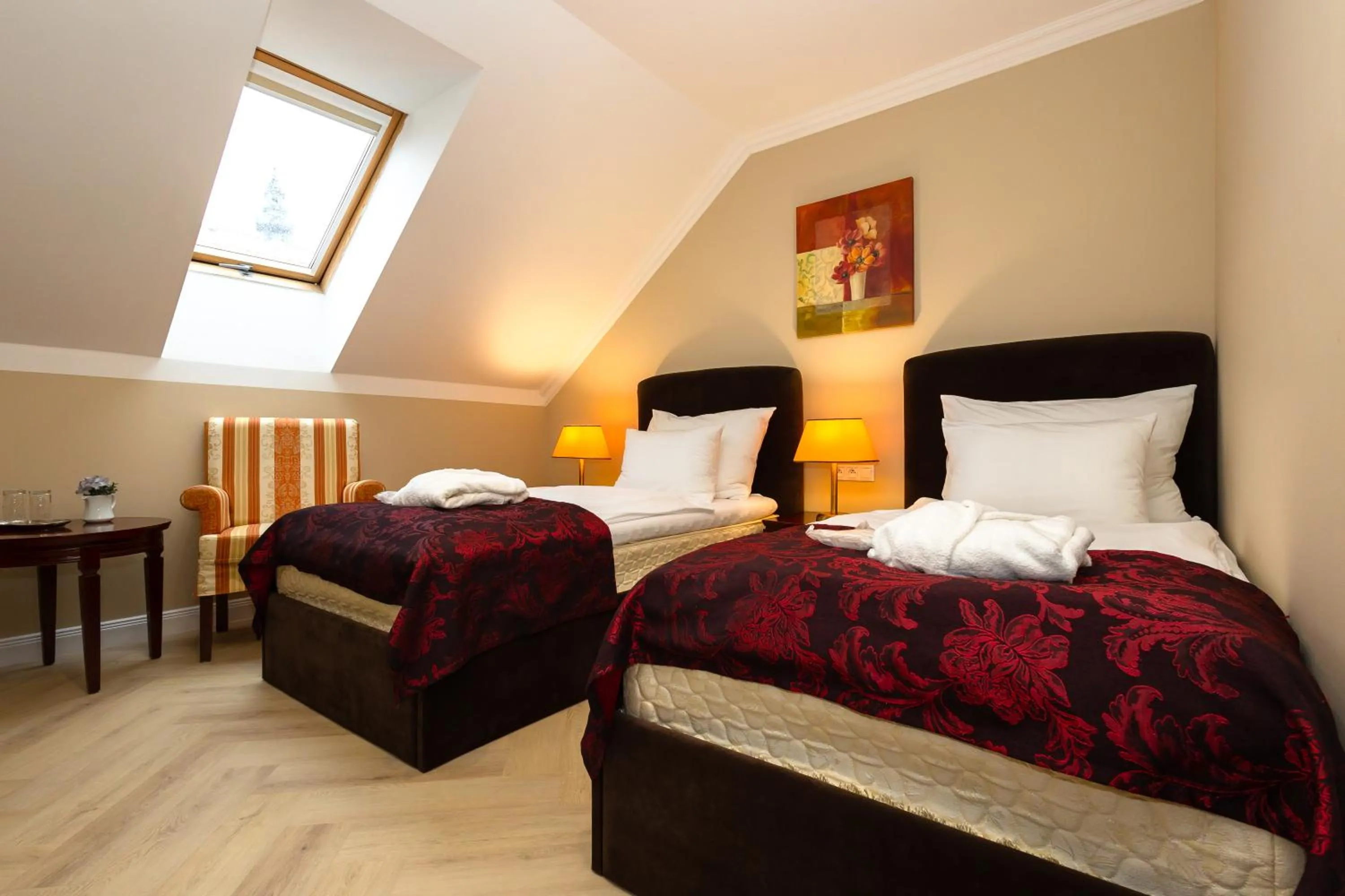 Bed in Grand Hotel Sole