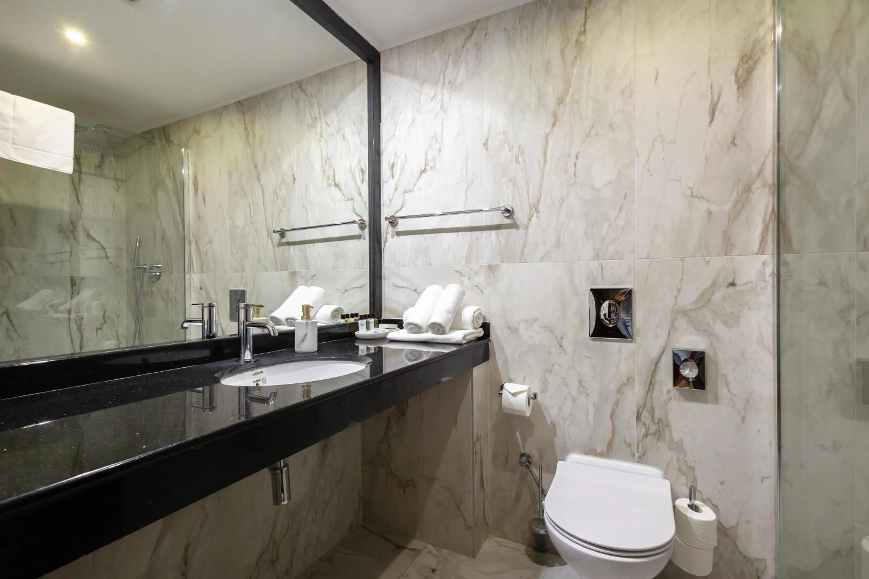 Toilet in Grand Hotel Sole