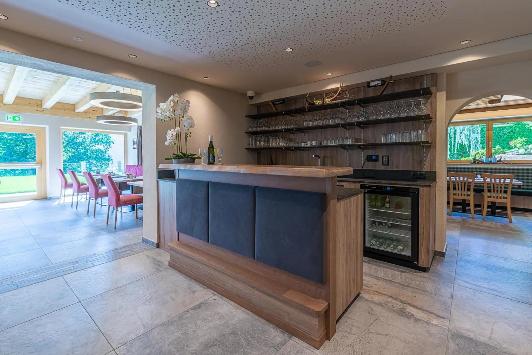 Lounge or bar in Hotel Garni Romantik