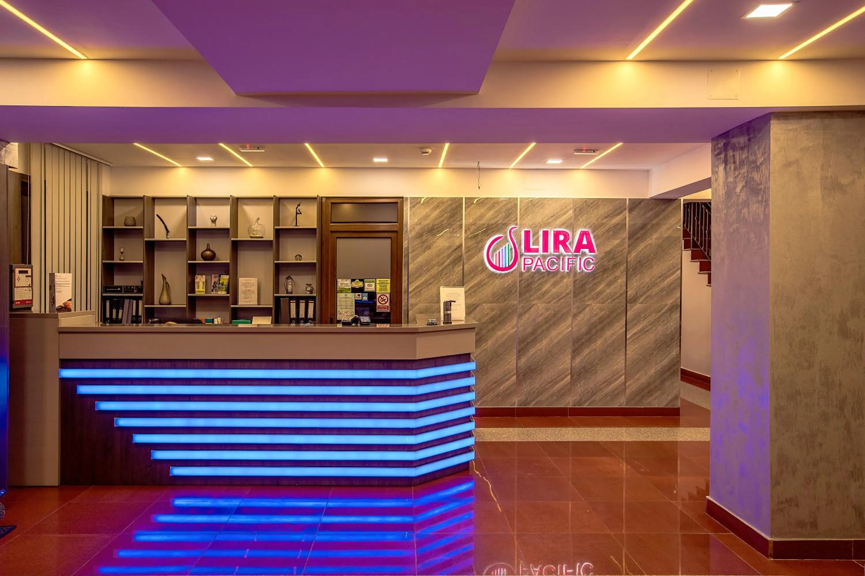 Lobby or reception in Lira Pacific Aparthotel
