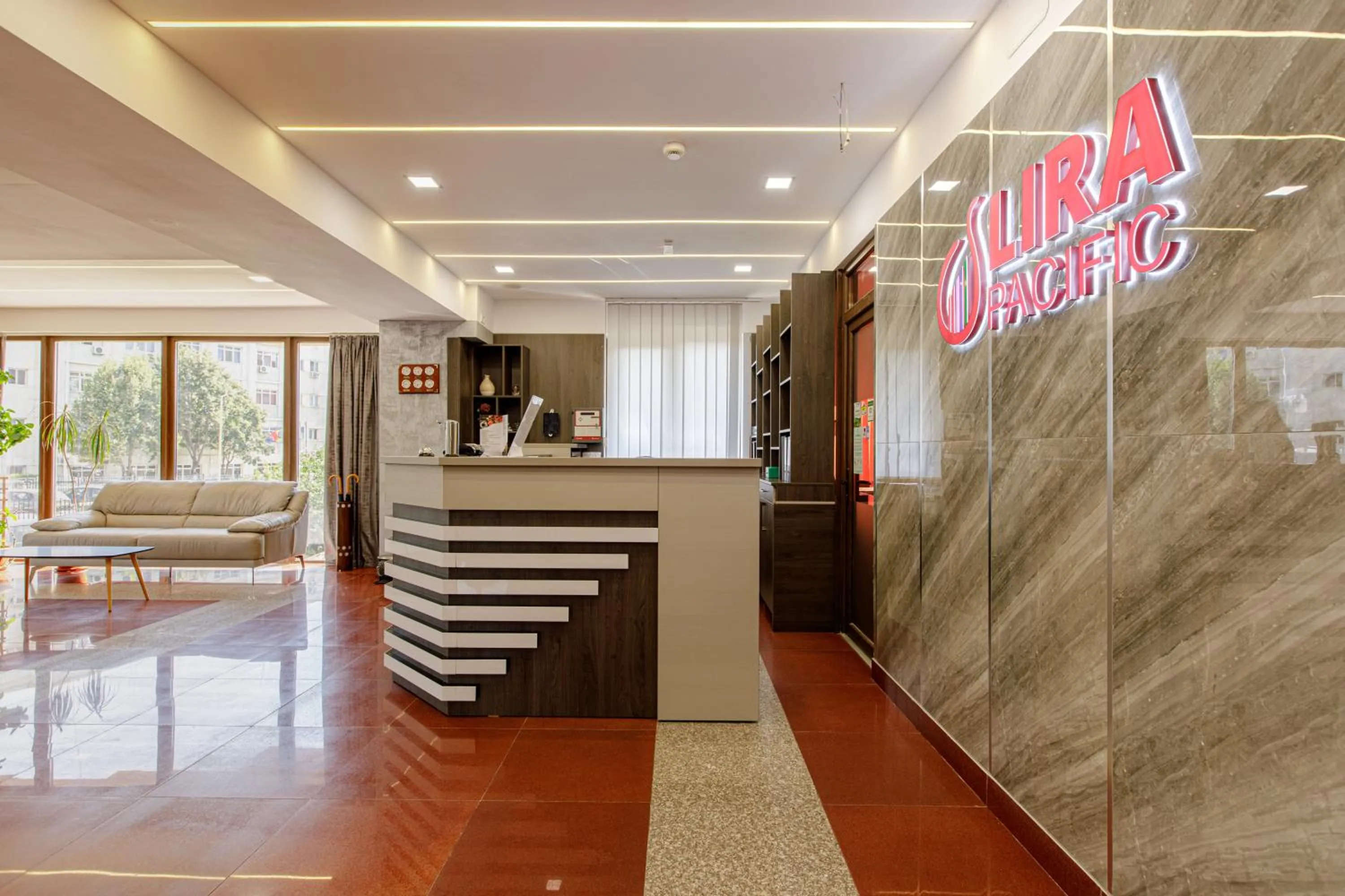 Lobby or reception in Lira Pacific Aparthotel