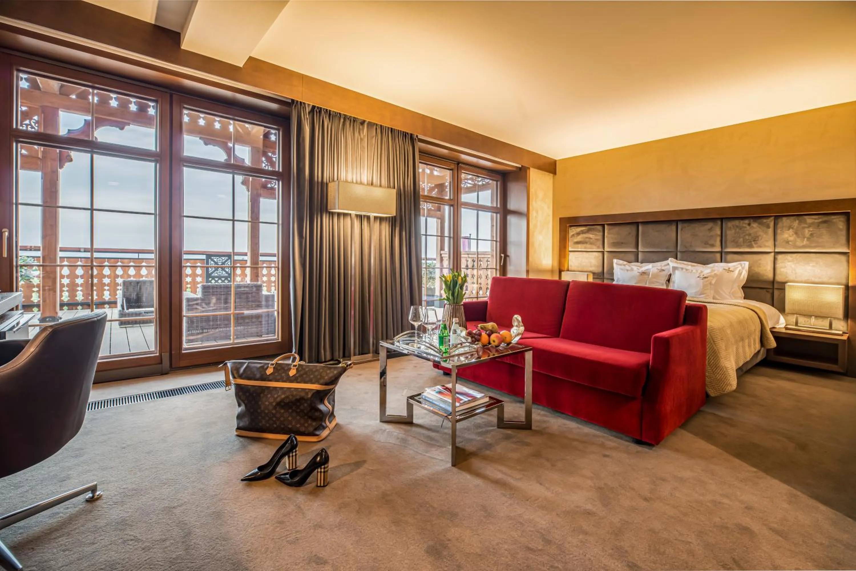 Bed in Hotel Seidorf