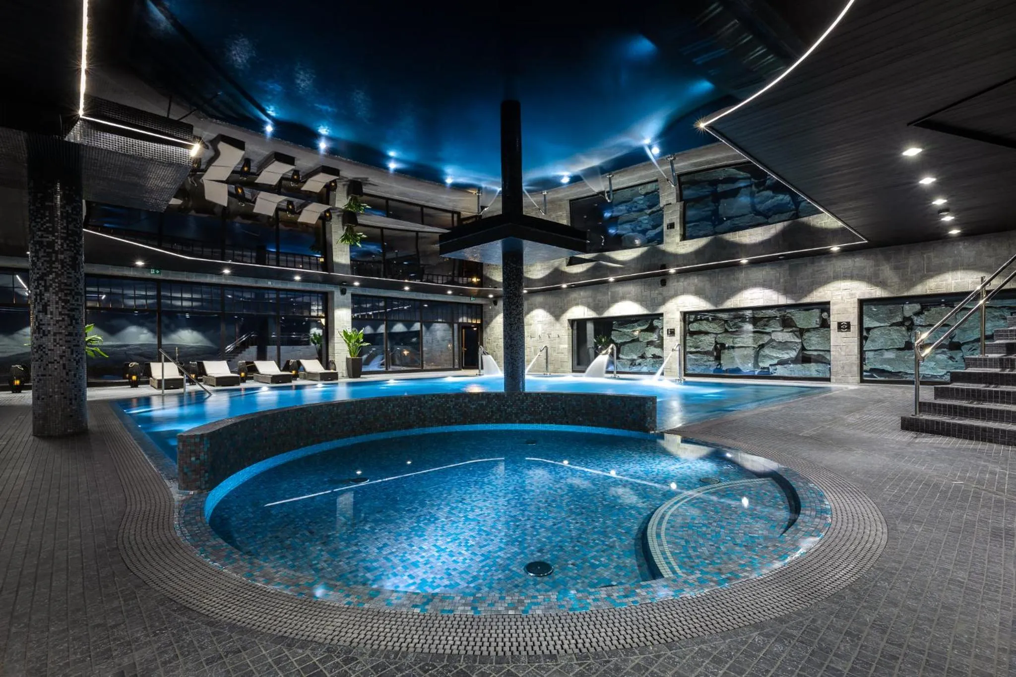 Hot Tub in Hotel Seidorf