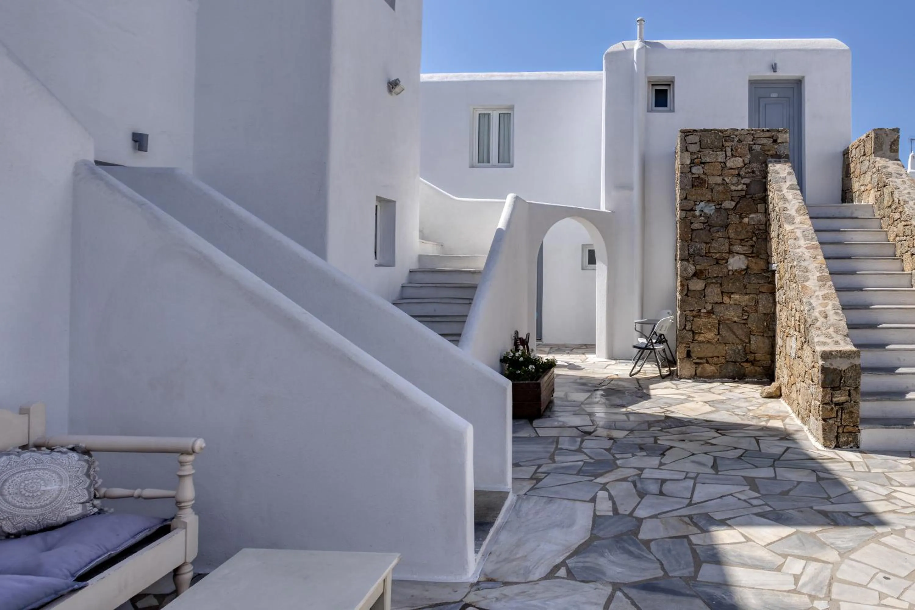 Property building in Elena Studios & Suites