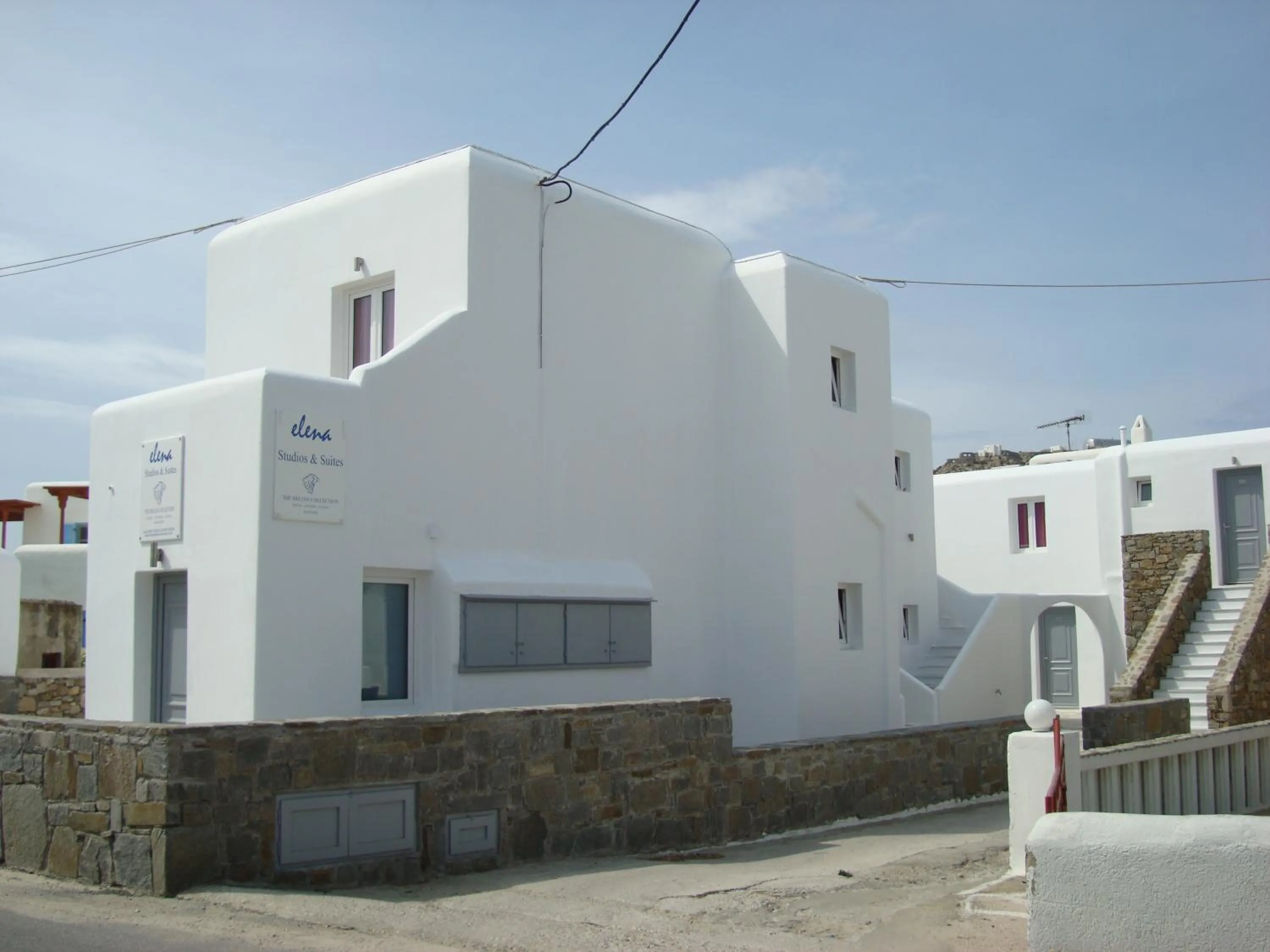 Property building in Elena Studios & Suites