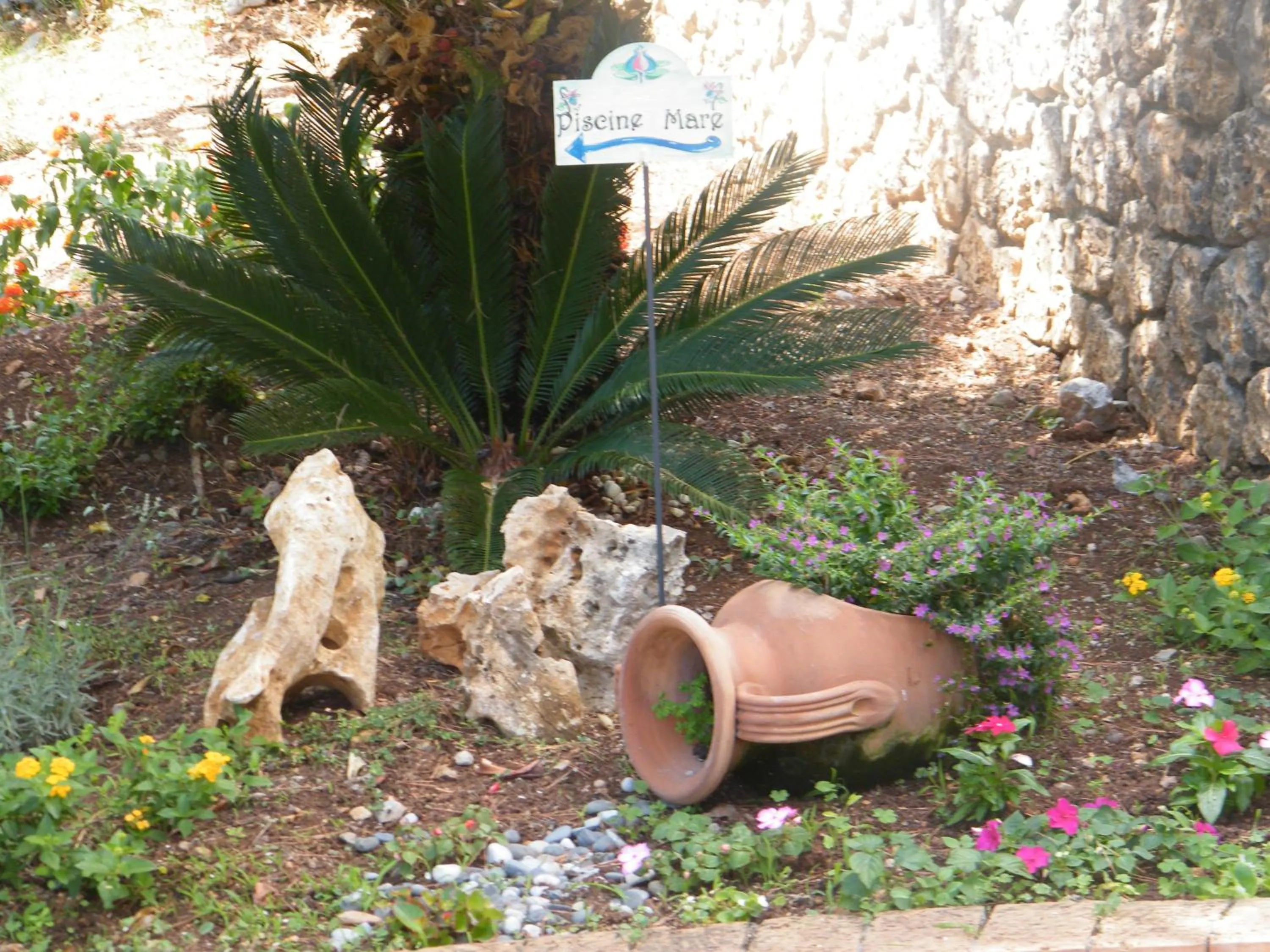 Decorative detail in Hotel Villa Delle Meraviglie