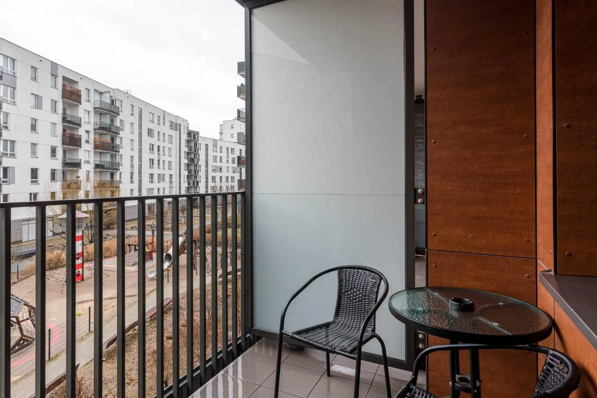 Balcony/Terrace in Chill Apartments Airport Apartments