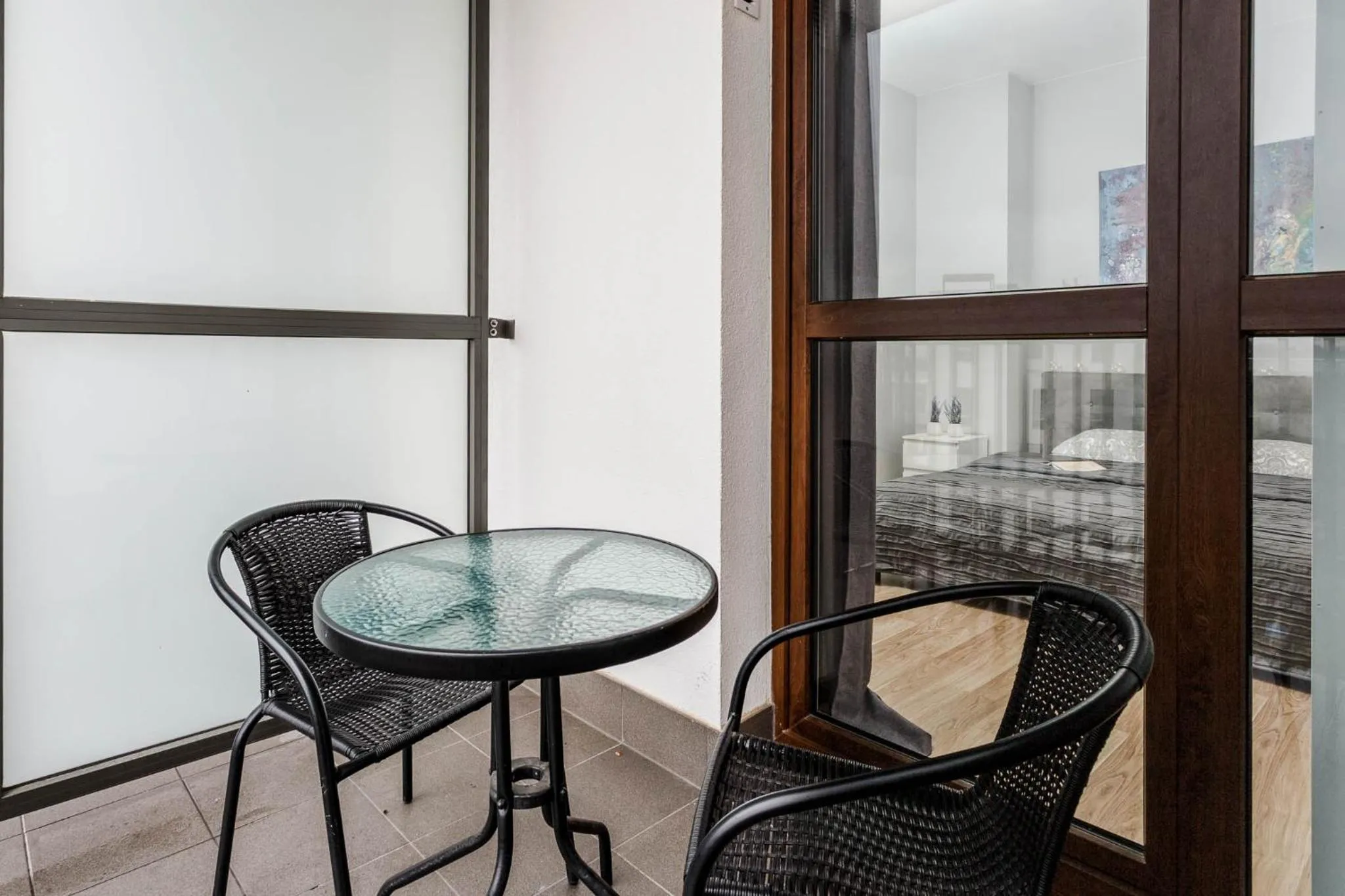 Balcony/Terrace in Chill Apartments Airport Apartments