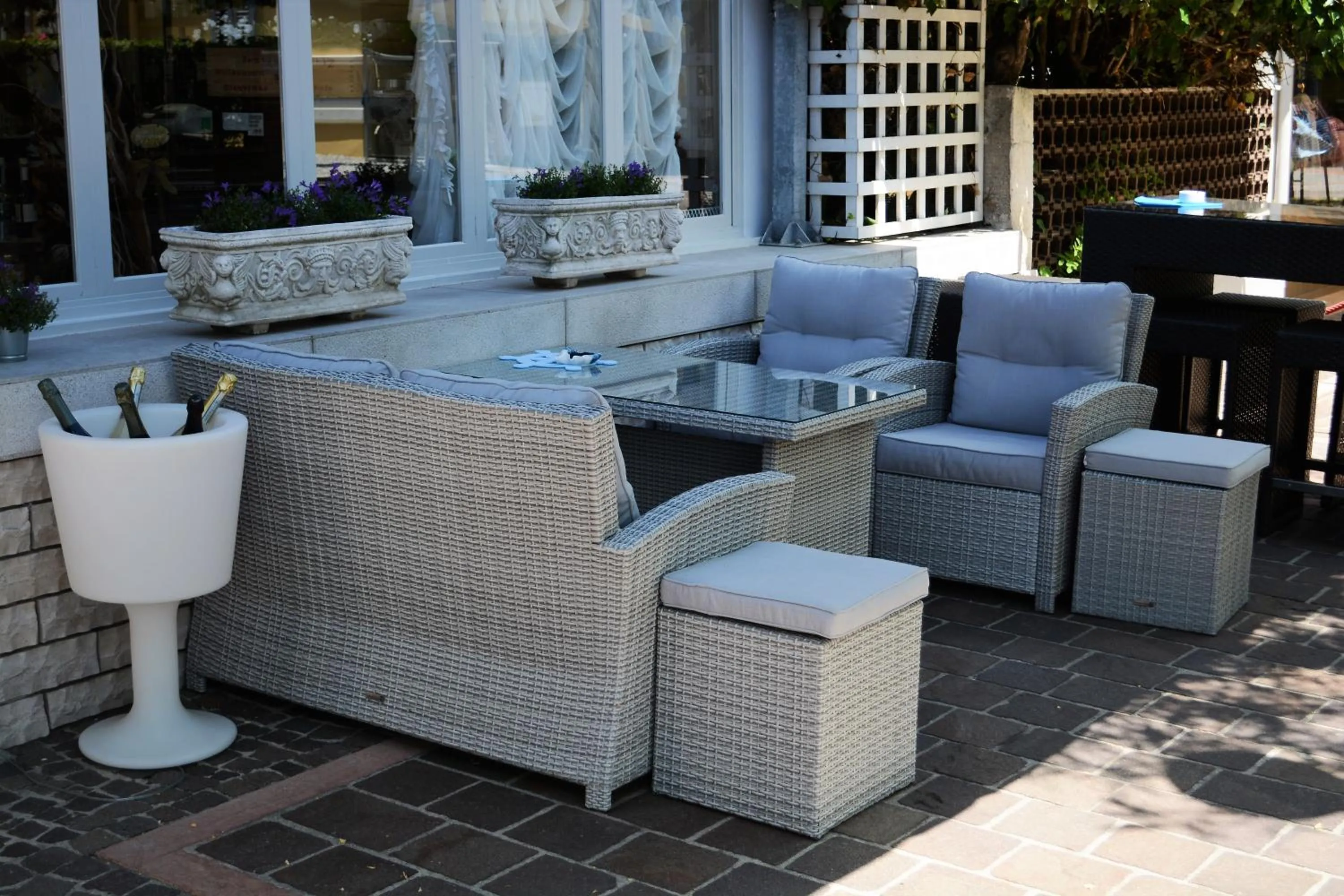 Patio in Hotel Villa Erica