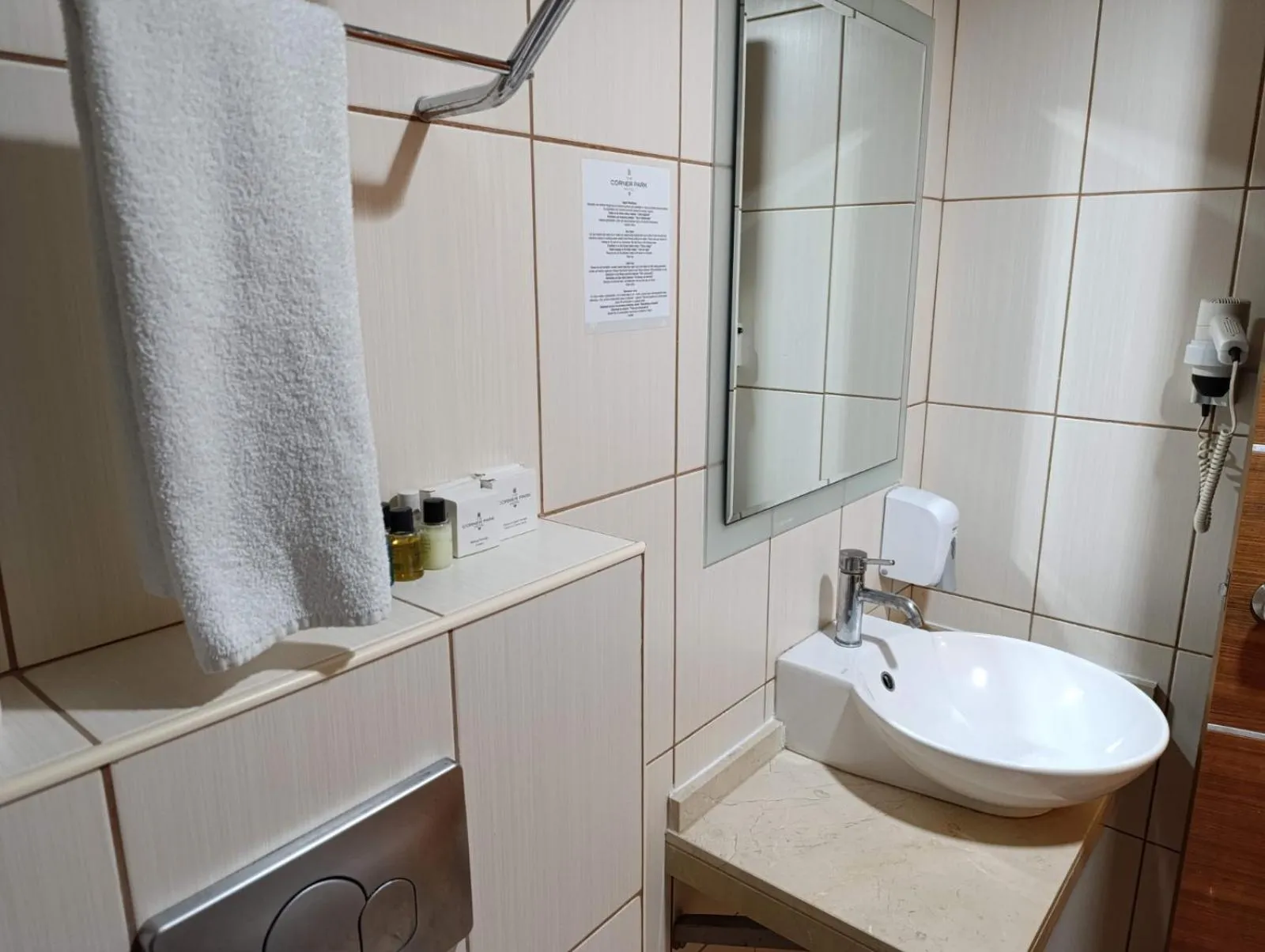 Bathroom in The Corner Park Hotel