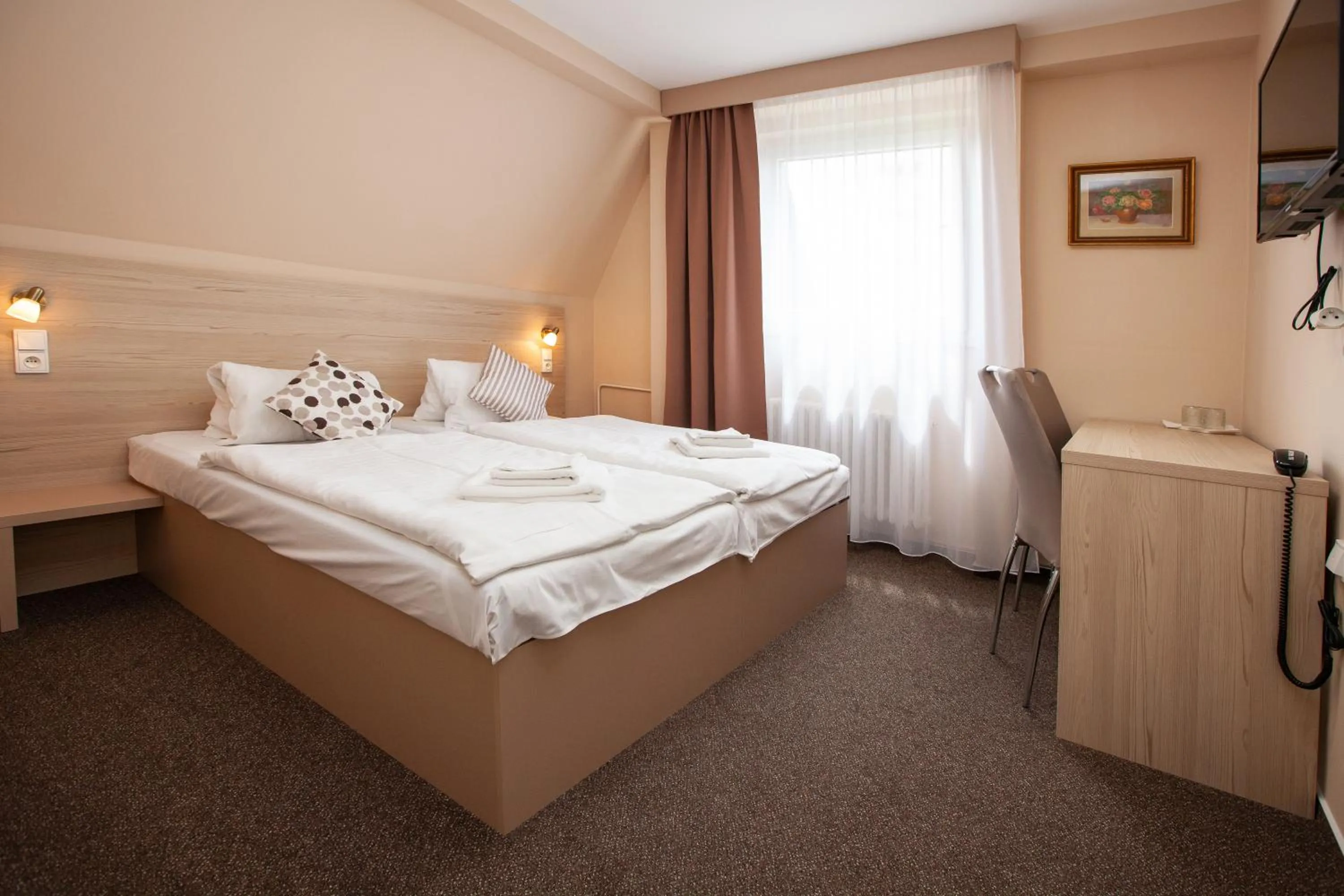 Bedroom, Bed in Hotel Stella