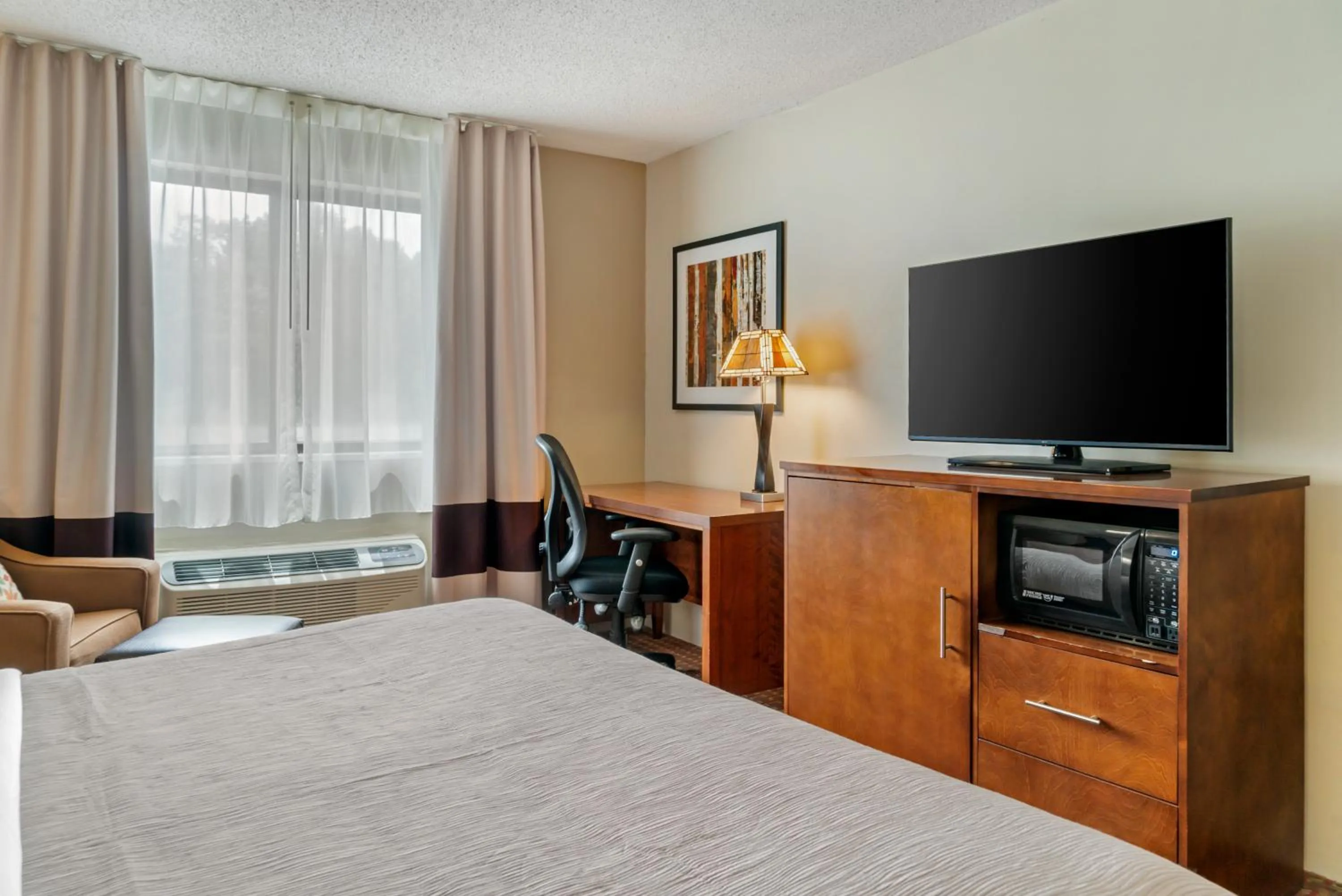 TV and multimedia, Bed in Quality Inn Saint Ignace I-75