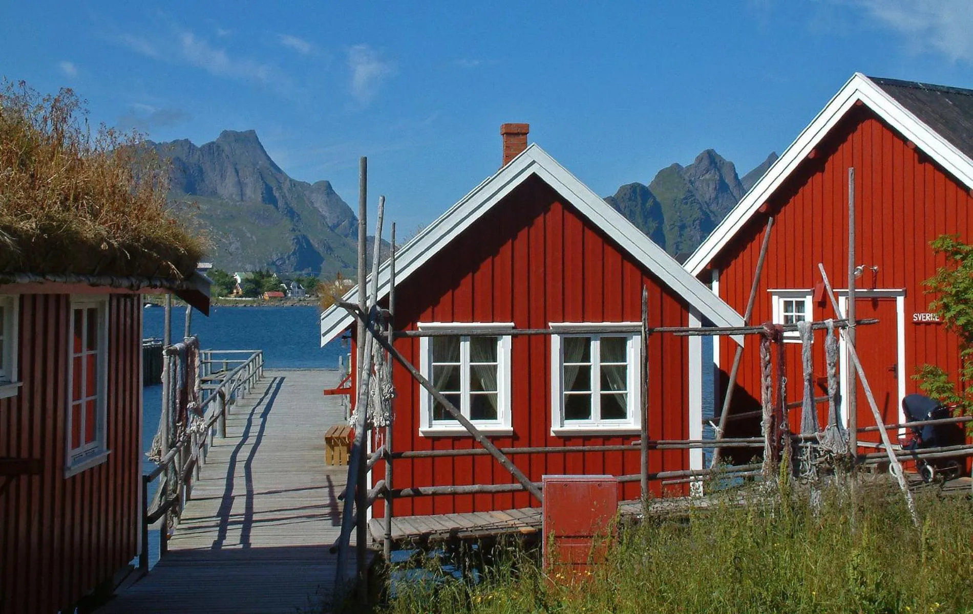 Facade/entrance in Reine Rorbuer - by Classic Norway Hotels