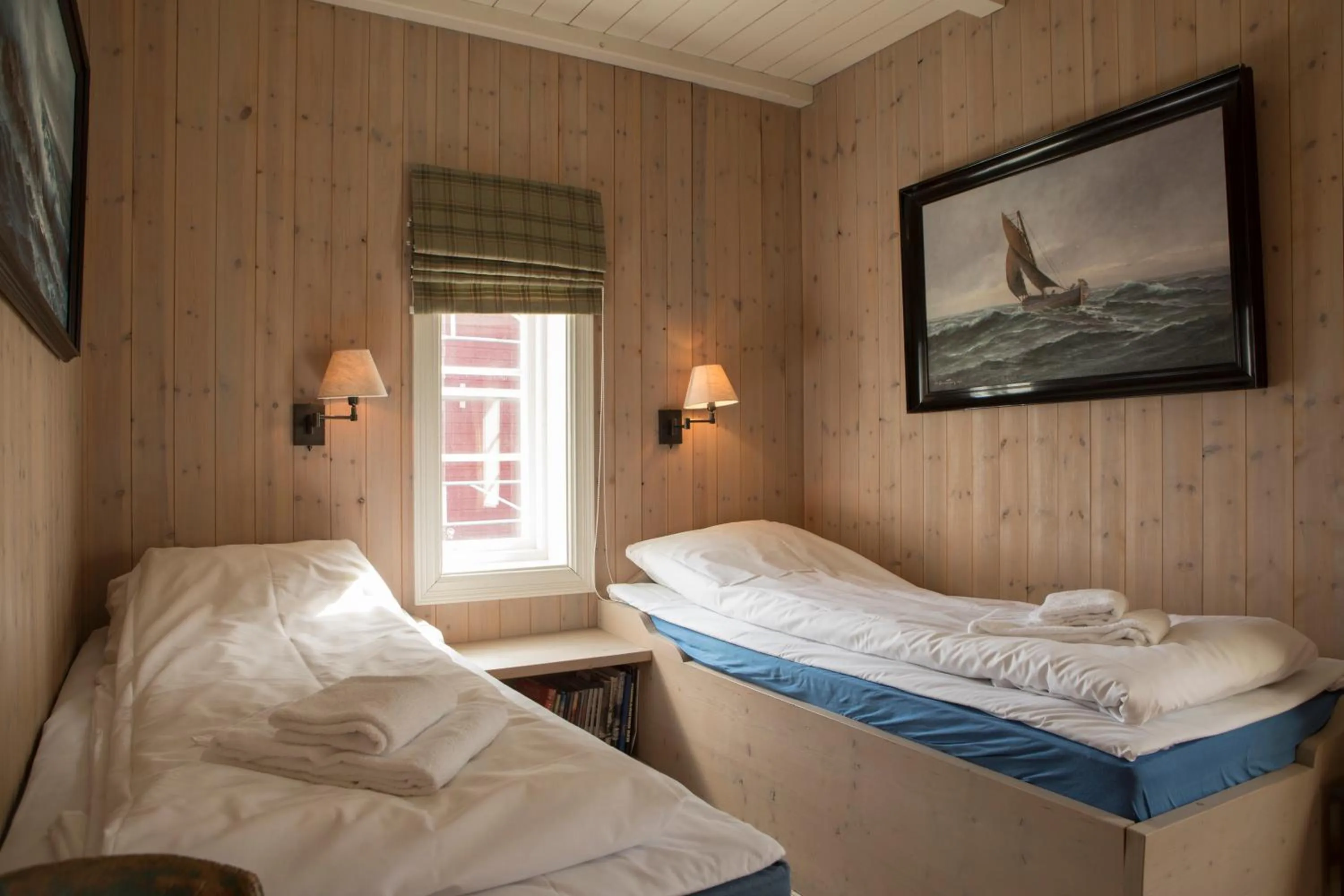 Bedroom, Bed in Reine Rorbuer - by Classic Norway Hotels