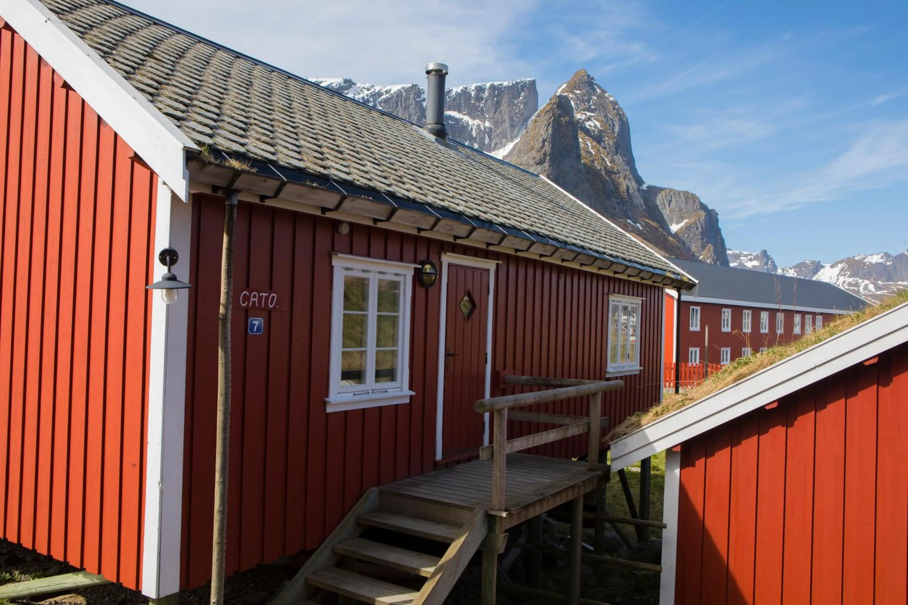 Property building in Reine Rorbuer - by Classic Norway Hotels