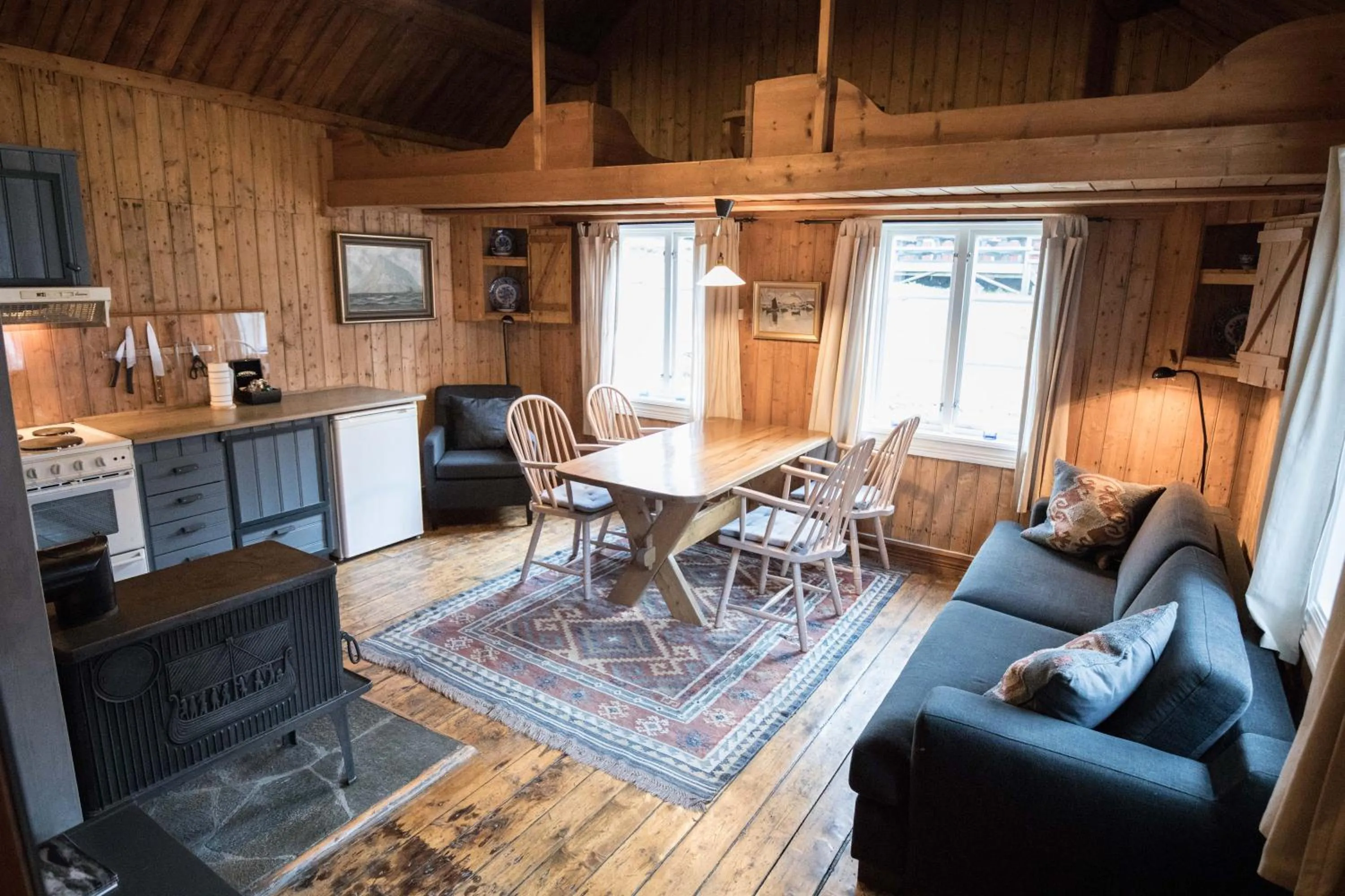 Kitchen or kitchenette in Reine Rorbuer - by Classic Norway Hotels