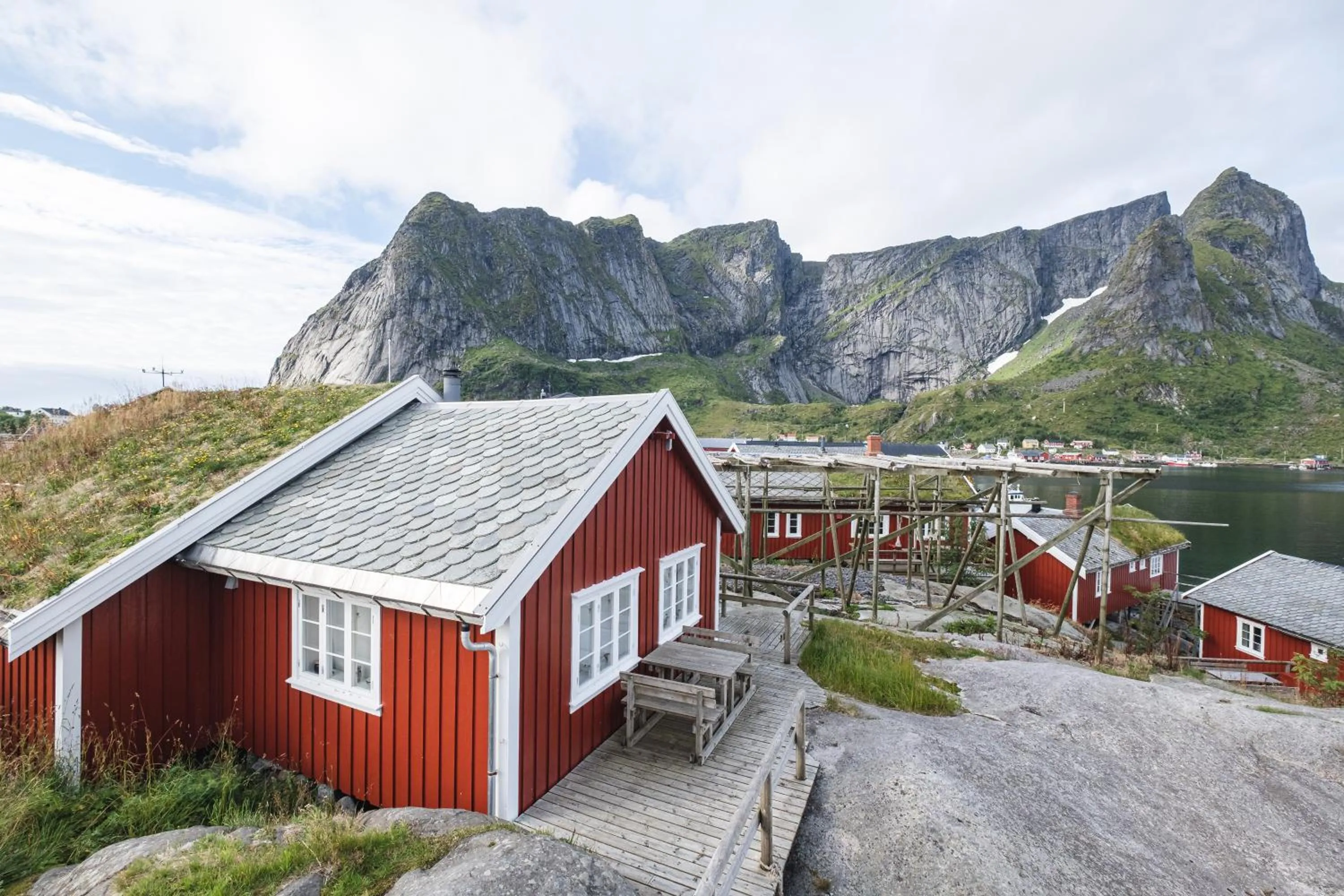 Property building in Reine Rorbuer - by Classic Norway Hotels