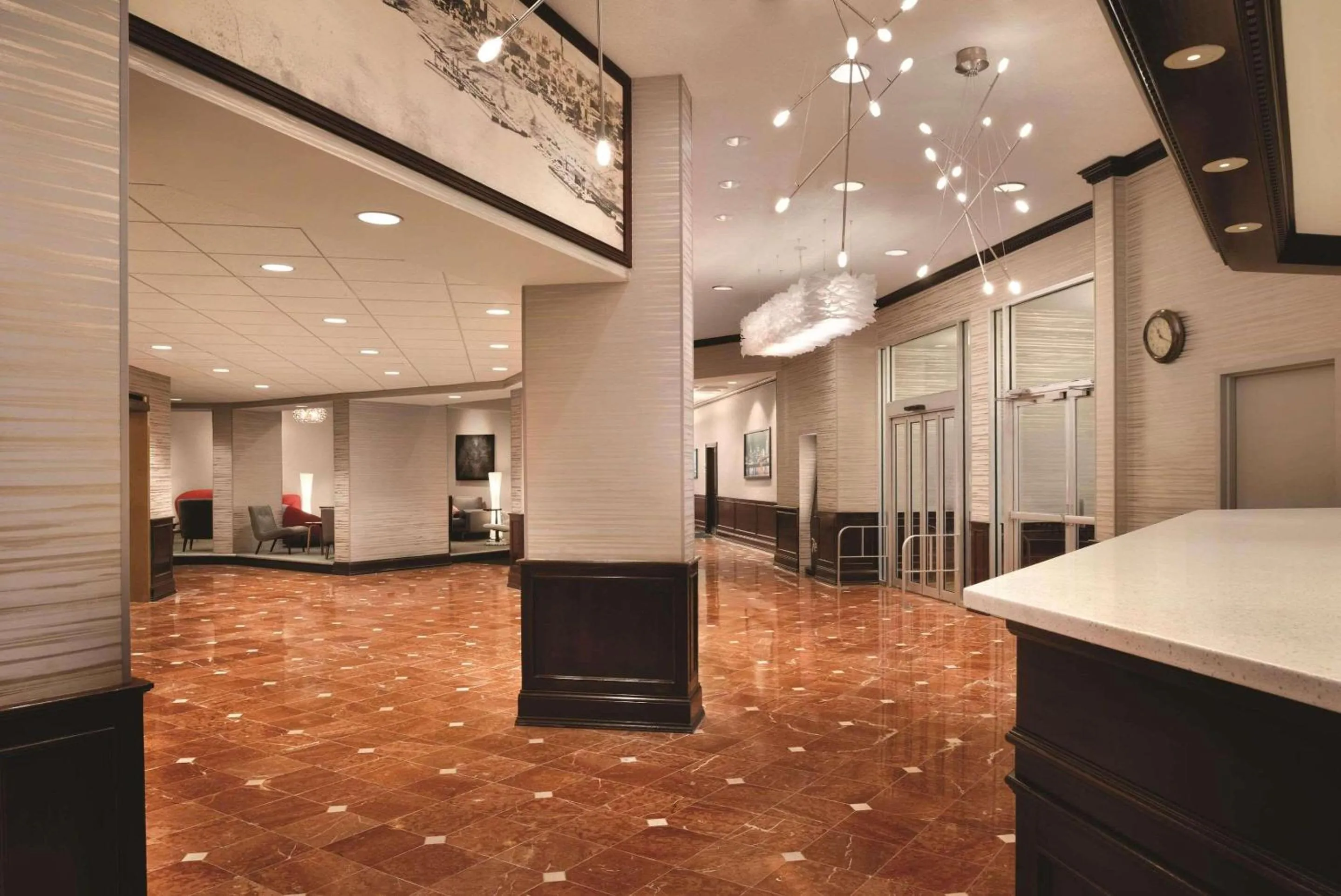 Lobby or reception in Radisson Hotel Cincinnati Riverfront