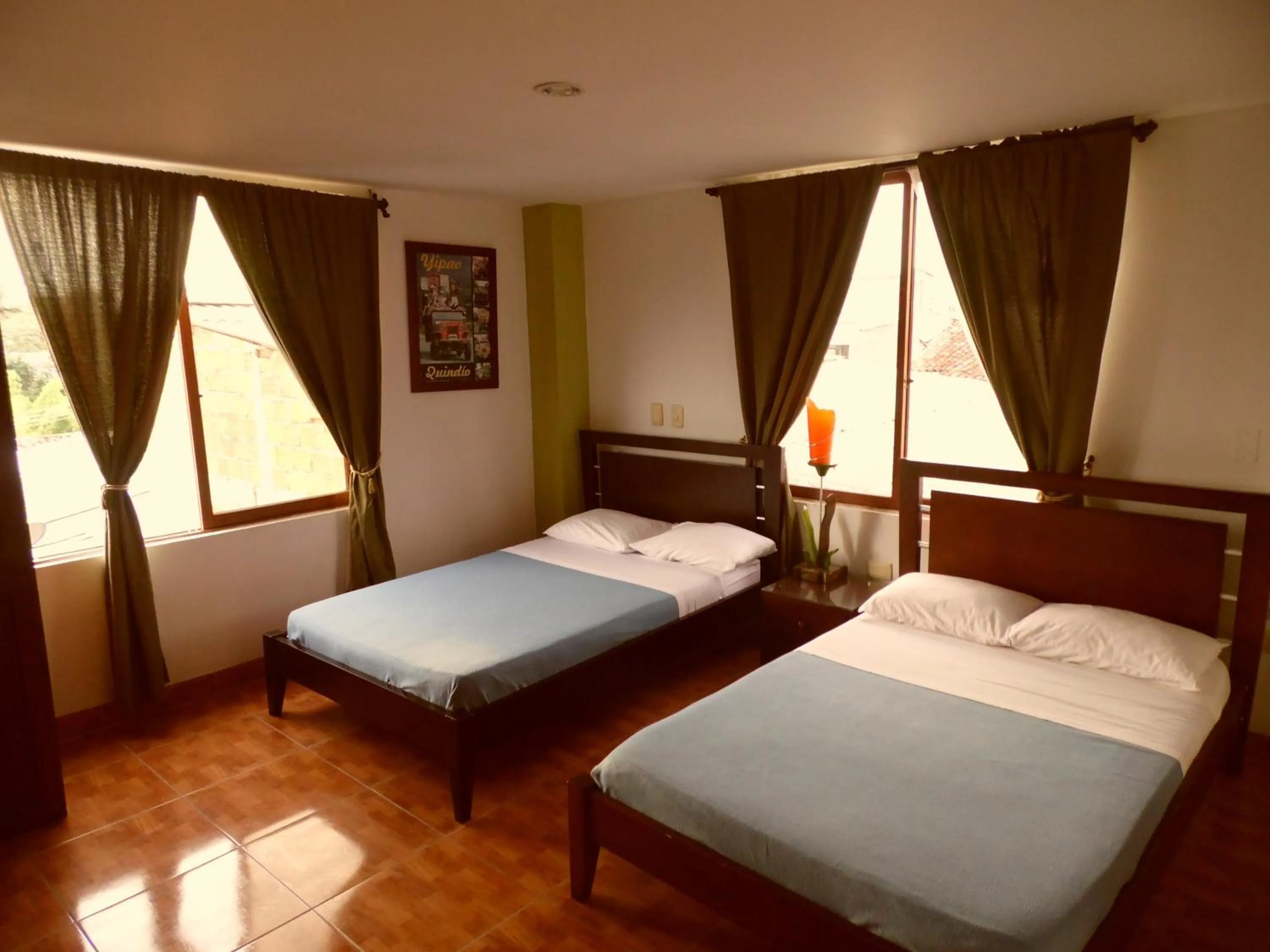 Bed in Hotel La Terraza