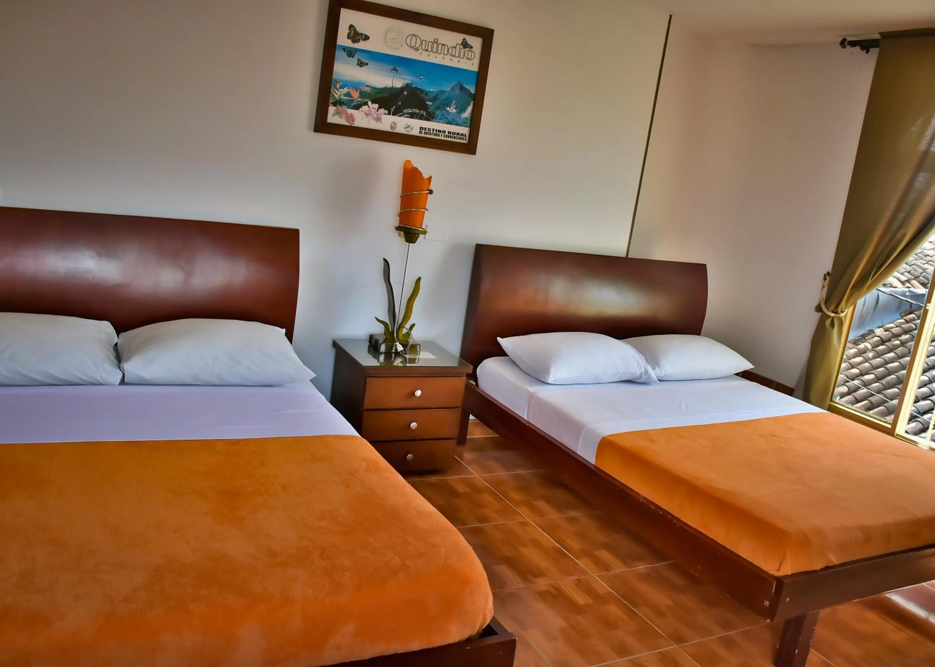 Bed in Hotel La Terraza