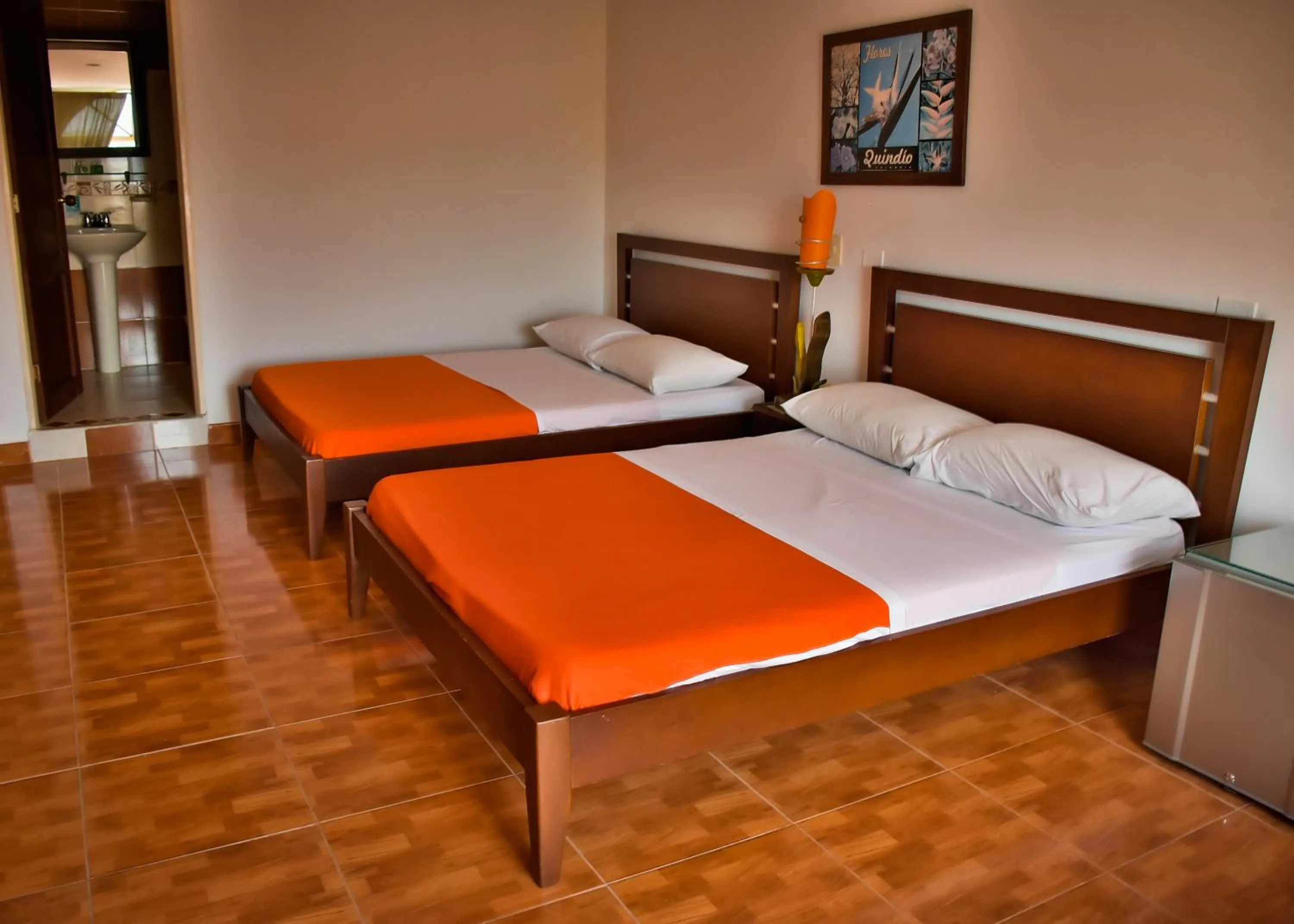 Bed in Hotel La Terraza