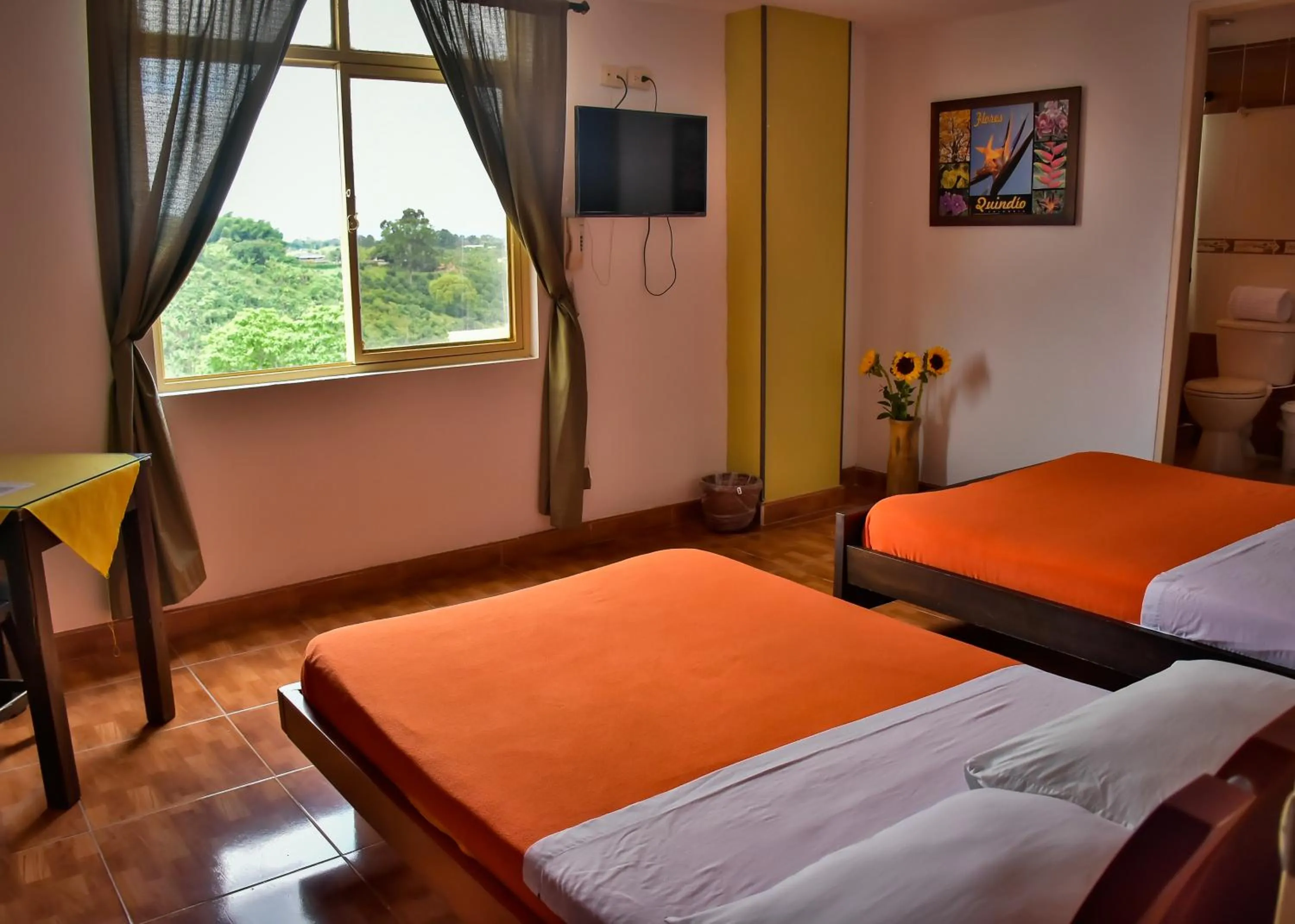 Bed in Hotel La Terraza