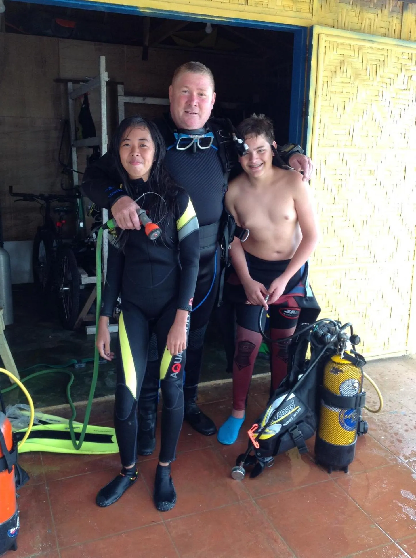 Diving in Rene's Resort